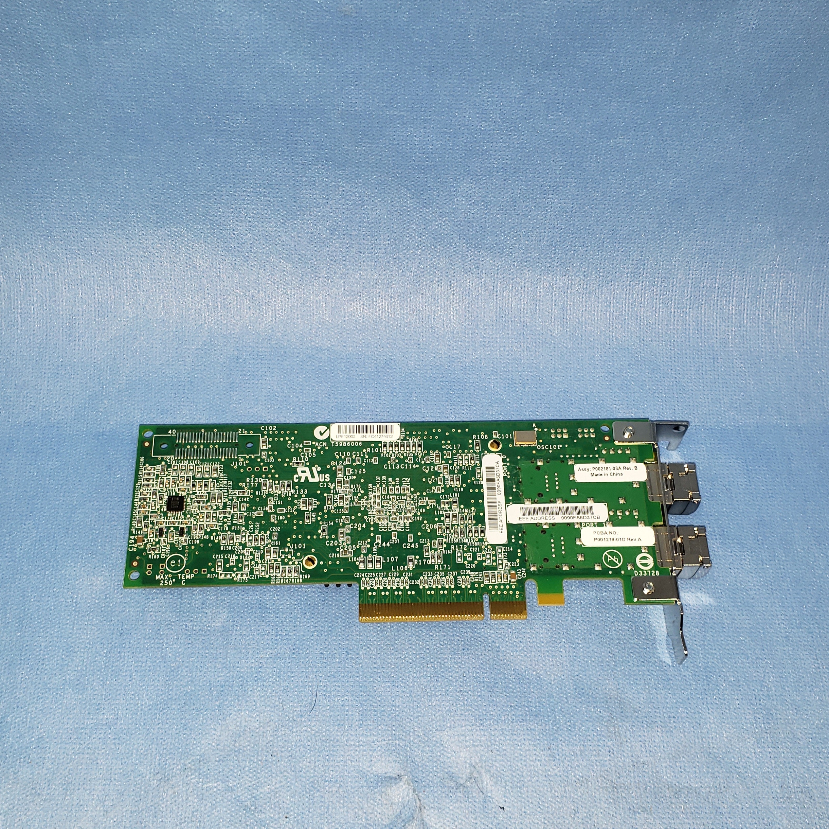 Dell Emulex LPE12002 Dual Port 8GB Fibre Channel HBA - R7WP7