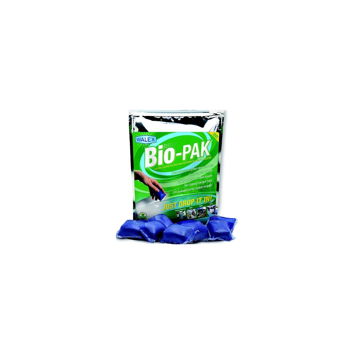 Walex Products BIOBLUBG Walex Porta-Pak Fresh Scent Holding Tank Deodorizer, 50/Pk