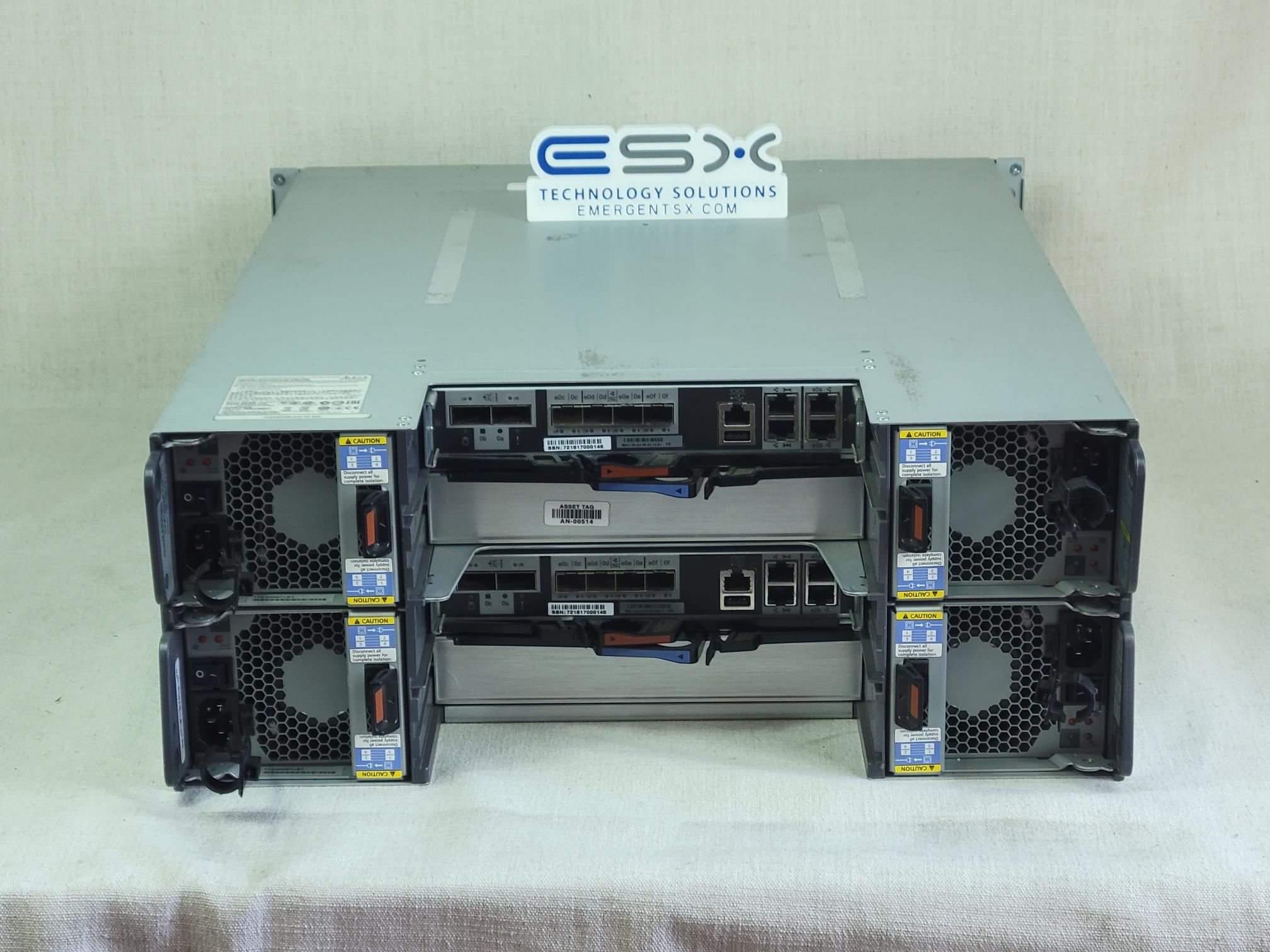 NetApp FAS2554A-001-R6 4U Dual Controller Filer System Chassis – No HDDs, 4x PSU