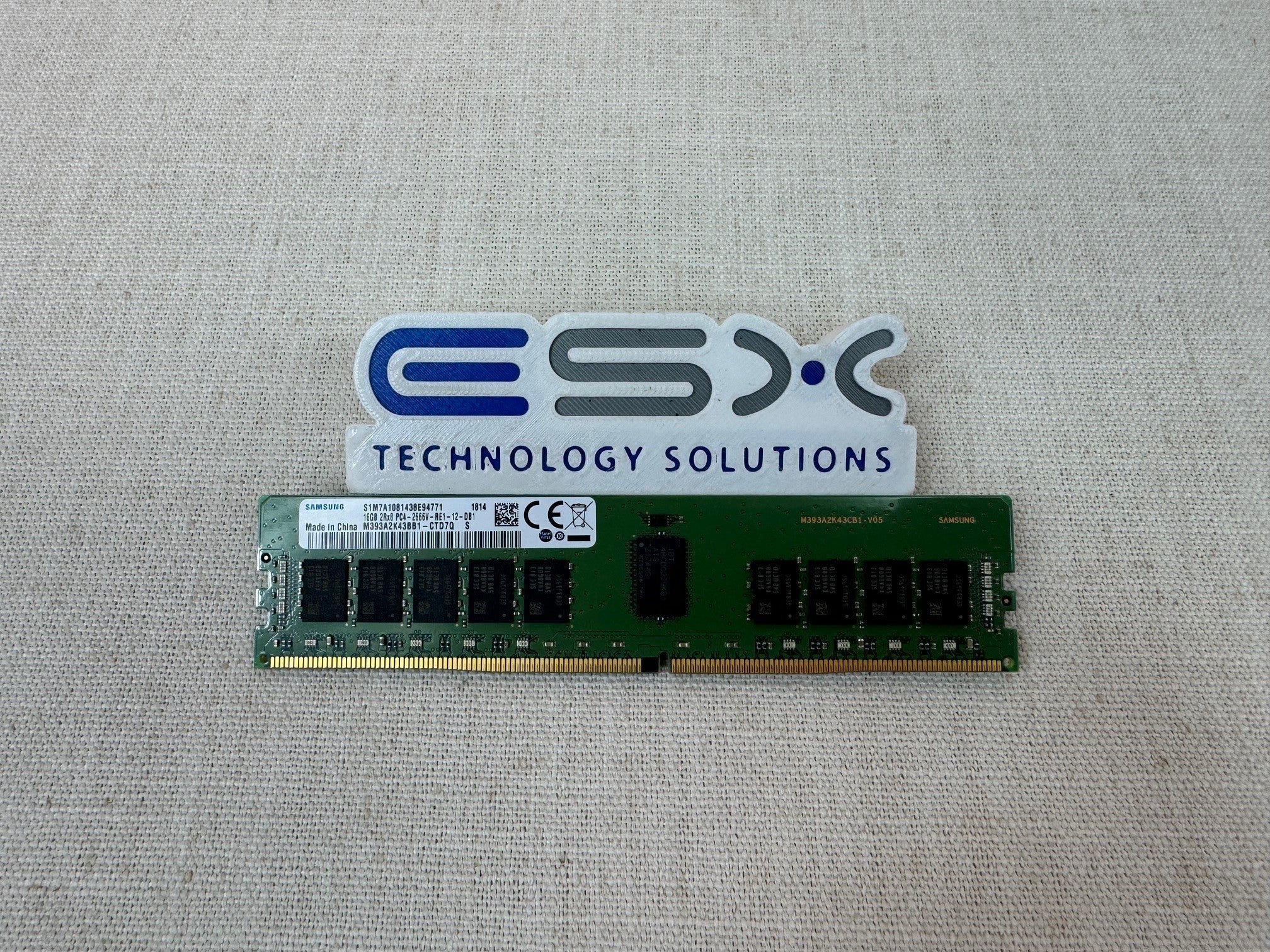 Samsung M393A2K43BB1-CTD 16GB 2Rx8 PC4-2666V DDR4 ECC Server Memory RDIMM