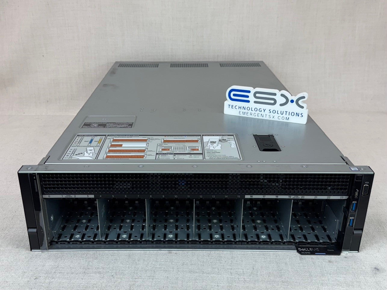 Dell PowerEdge XC940 24x 2.5" Server- 4x 24C Gold 6248R 3.0GHz, 128GB, HBA330