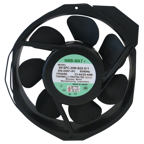 NMB 5915PC-20W-B20-S11 Heavy-Duty Full Metal High-Temperature Resistant Cooling Fan