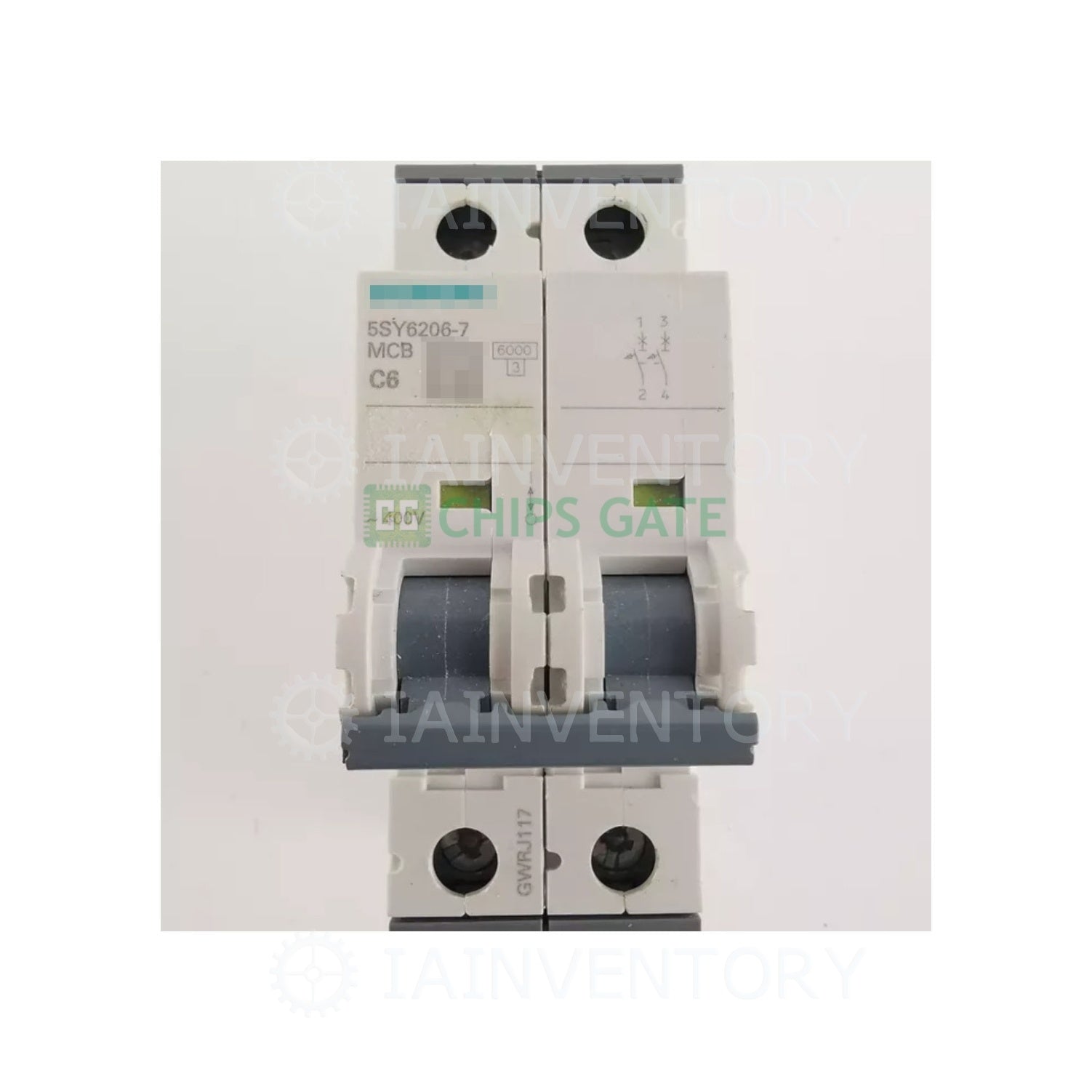 SIEMENS 5SY6206-7 MCB C6 400V