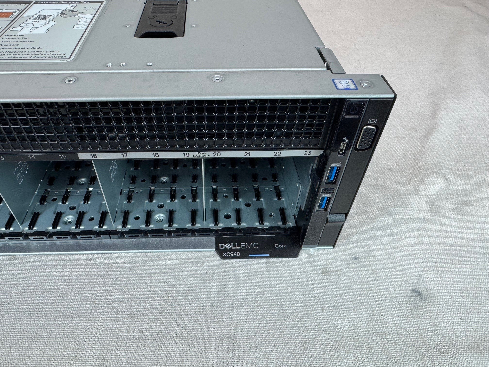 Dell PowerEdge XC940 24x 2.5" Server- 4x 24C Gold 6248R 3.0GHz, 128GB, HBA330