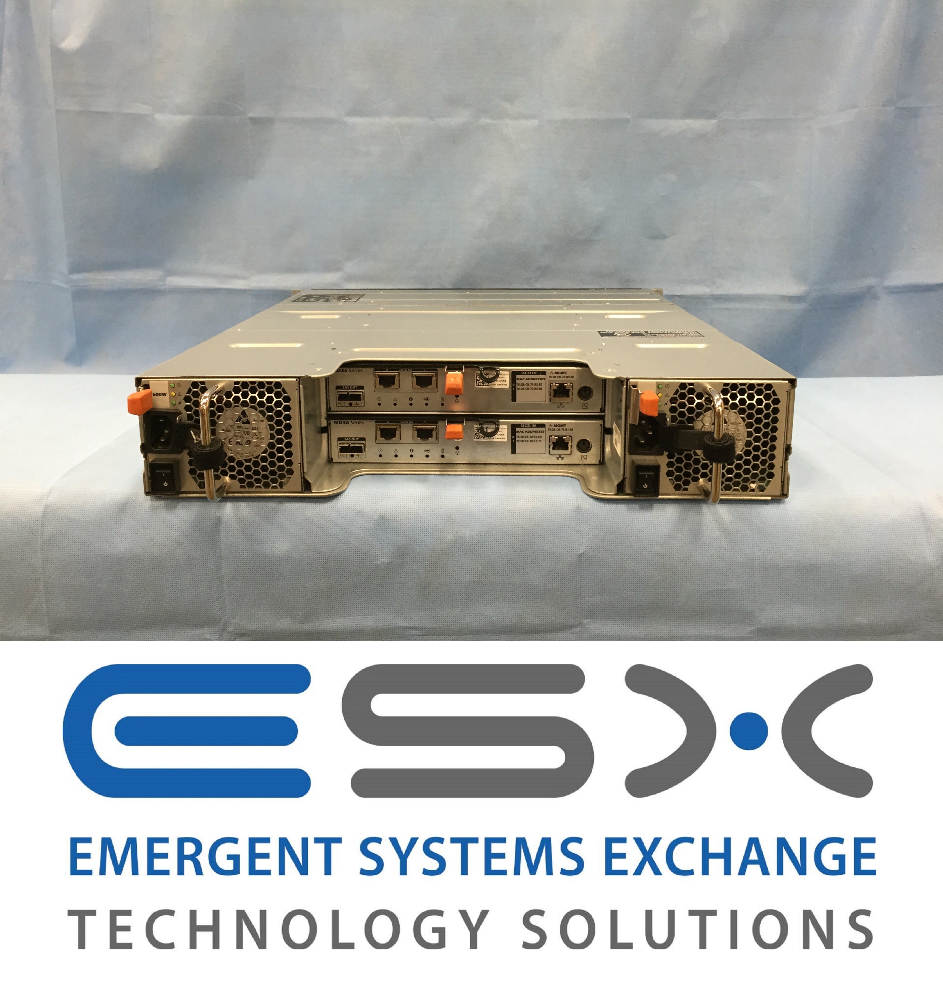 Dell PowerVault MD3620i 10G iSCSI Storage Array w/ 24x 600GB 10k 14.4TB