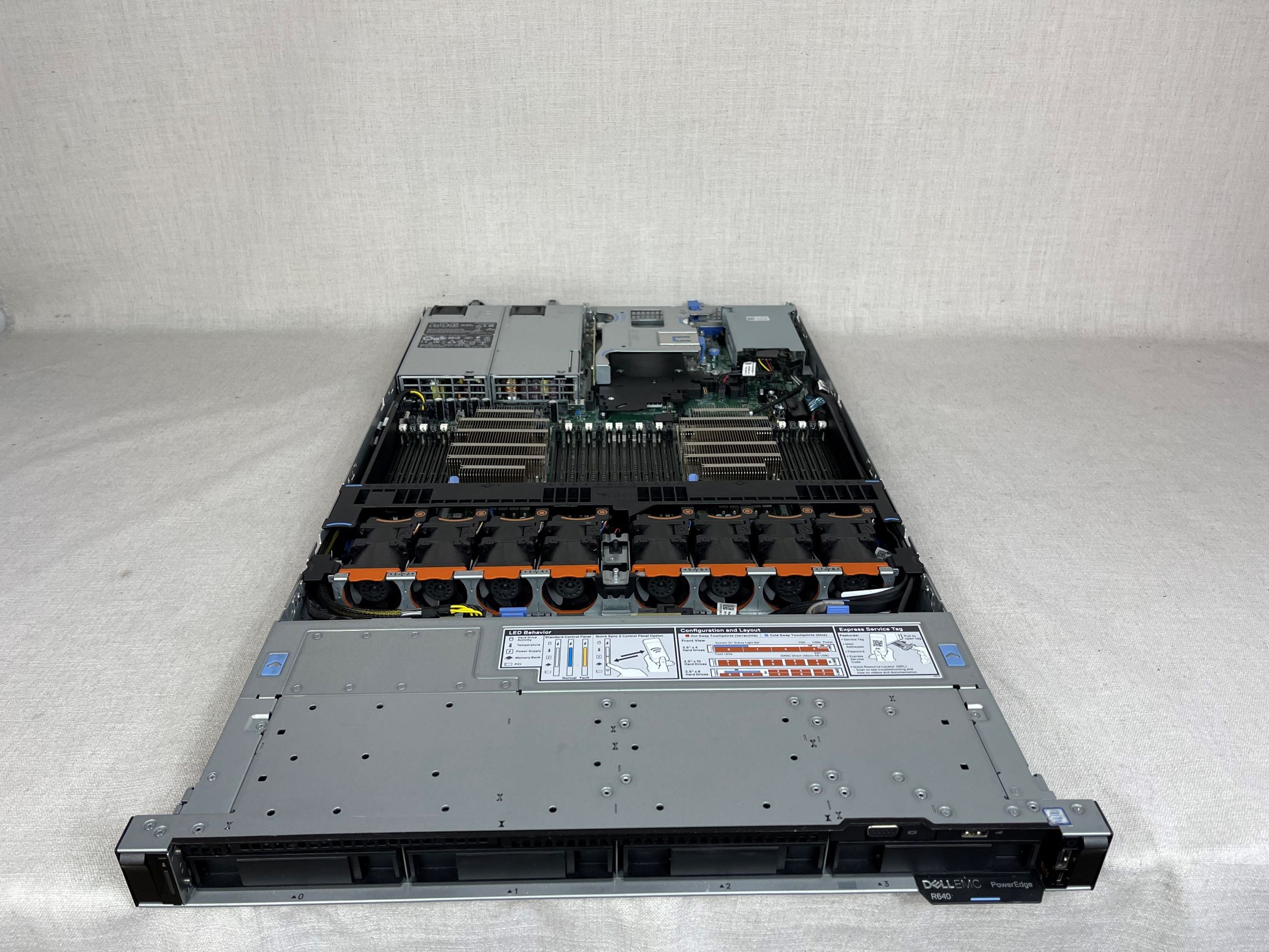 Dell PowerEdge R640 4x 3.5” 1U Server 2x 16 Core Gold 6142 @ 2.6GHz 256GB H330