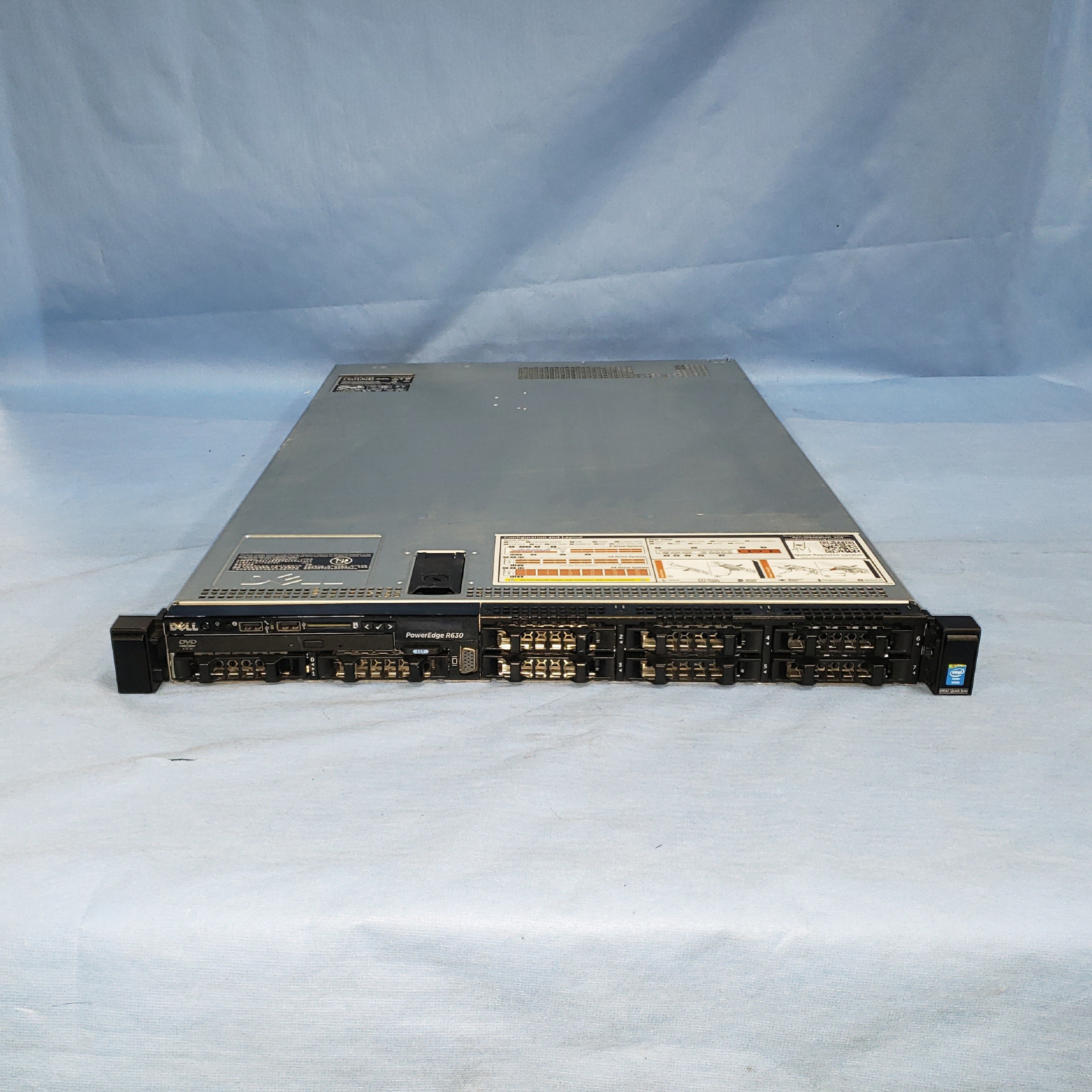 Dell PowerEdge R630 2x 12Core E5-2680v3 @ 2.5GHz, 256GB RAM, H730, 4x GbE, iDRAC
