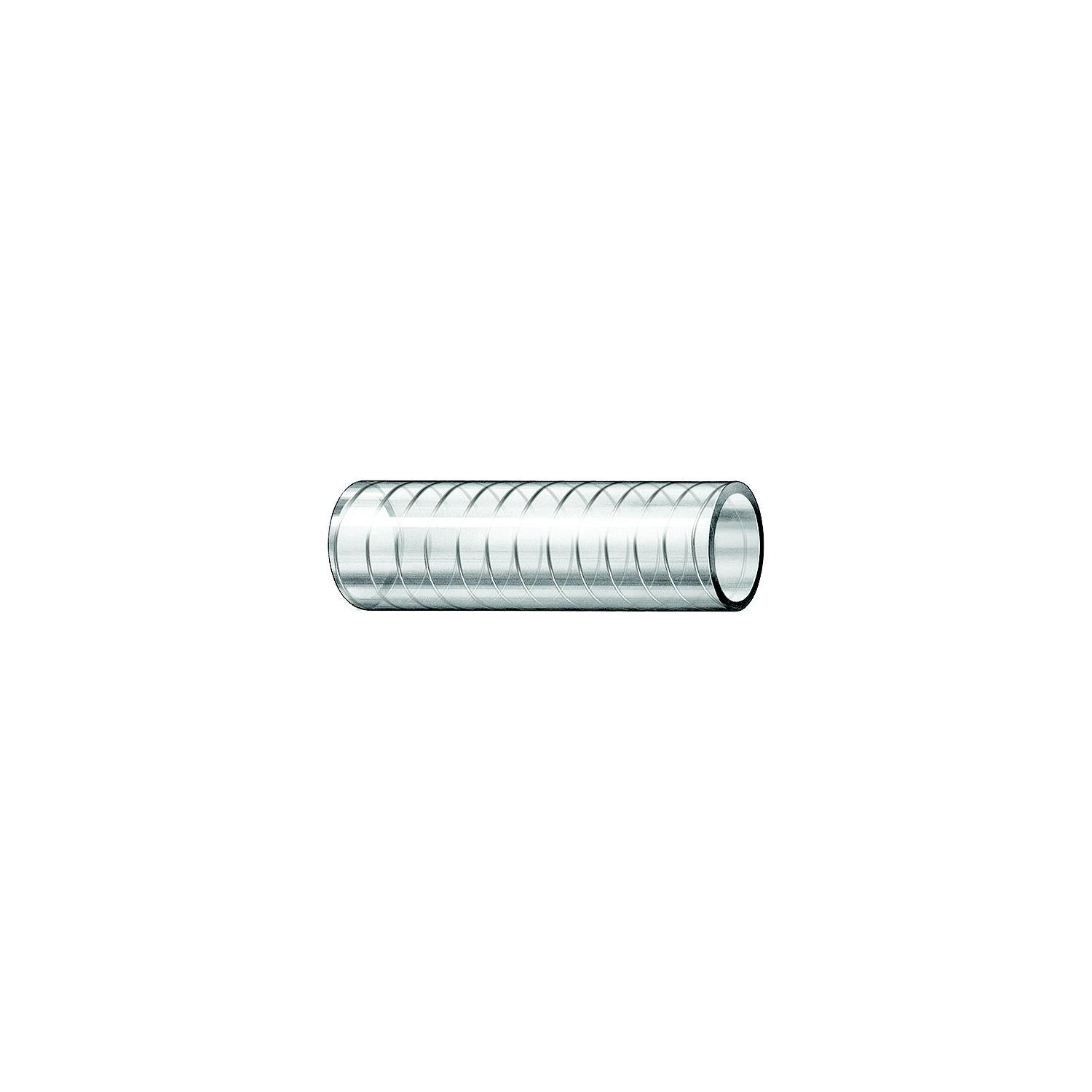 Trident Marine 163-1006 Trident Wire Reinforced Clear PVC Hose (FDA), 1" x 50'