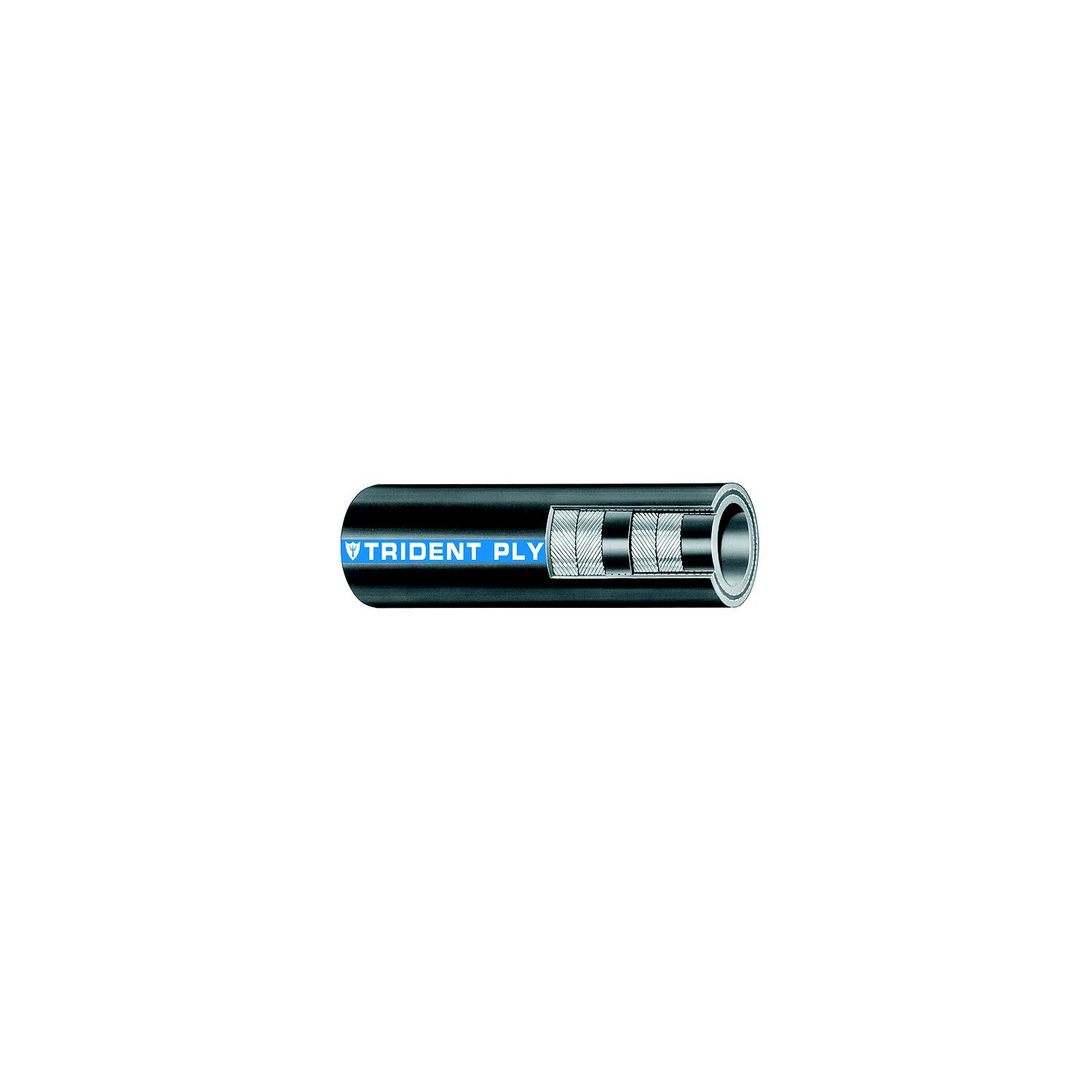 Trident Marine 200-2004 Trident Ply Softwall Exhaust Hose, 2" x 12.5'
