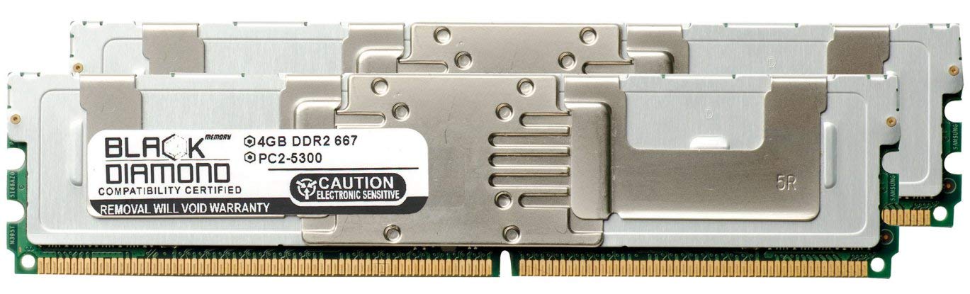 8GB 2X4GB Memory RAM for HP ProLiant Series DL380 G5, ML150 G3, DL140 G3, BL20P G4 Server Blade, BL460c G5 240pin PC2-5300 667MHz DDR2 FBDIMM Memory Module Upgrade
