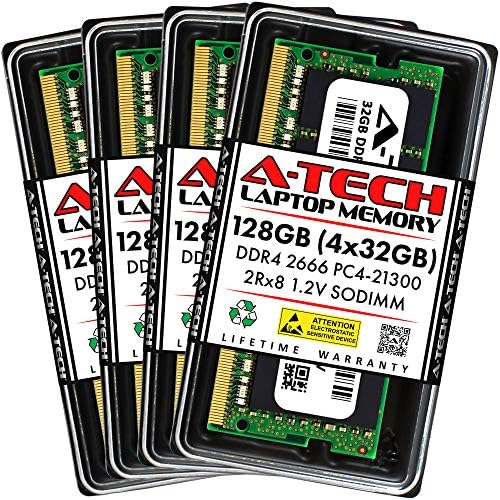A-Tech 32GB (2x16GB DDR4 2666MHz PC4-21300 (PC4-2666V CL19 SODIMM 1.2V 260-Pin Non-ECC SO-DIMM Laptop Notebook RAM Memory Modules