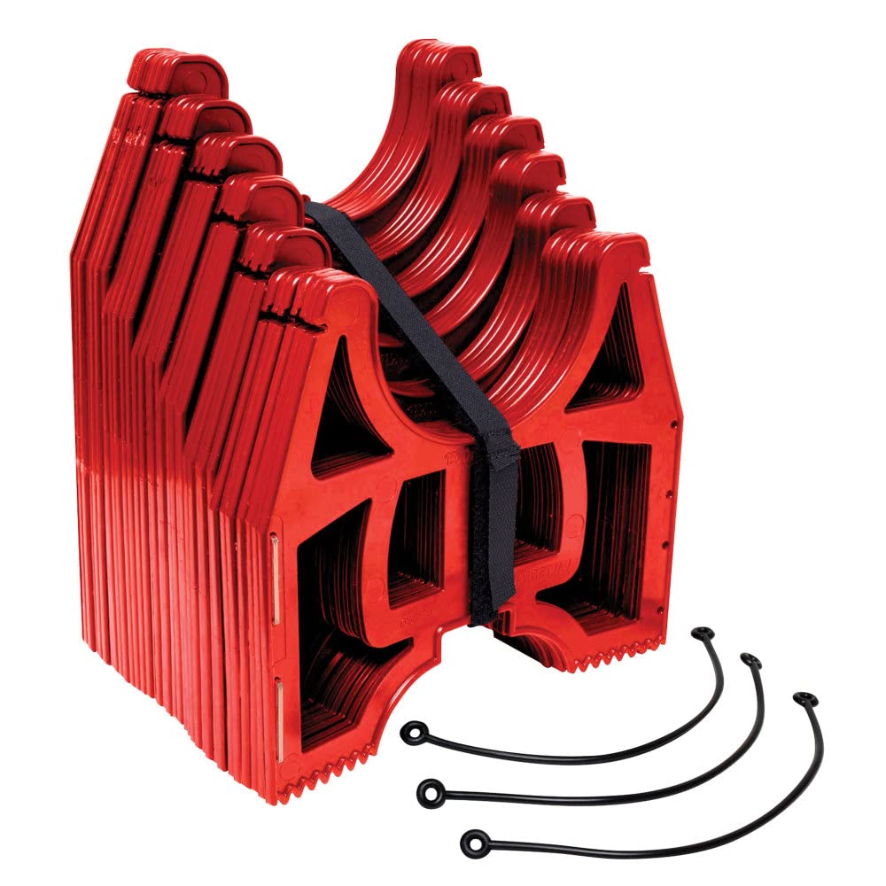 Valterra S2000R 20' Standard Slunky RV Drain Hose Support, Red
