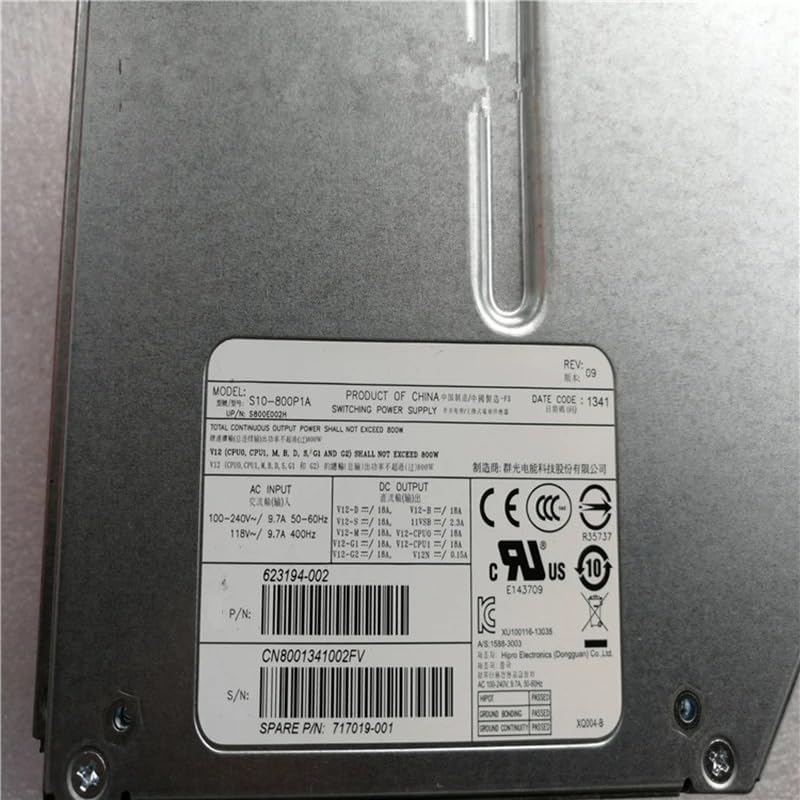PSU for H P Z620 800W Power Supply S10-800P1A 717019-001 623194-002 632912-002