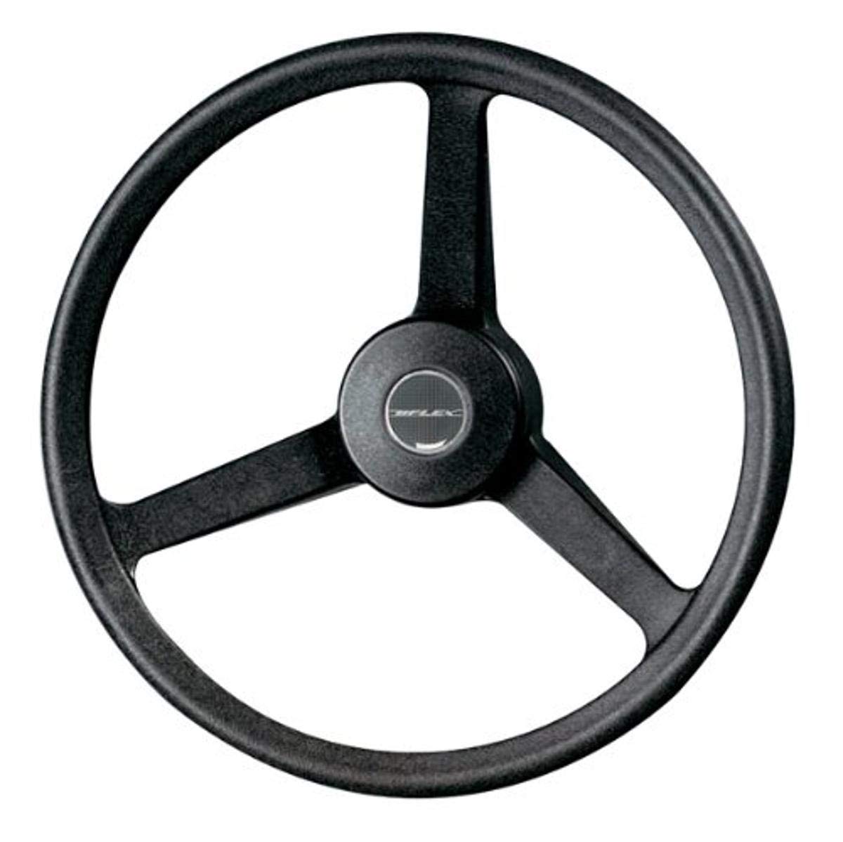 Uflex V32N Black 3-Spoke Steering Wheel