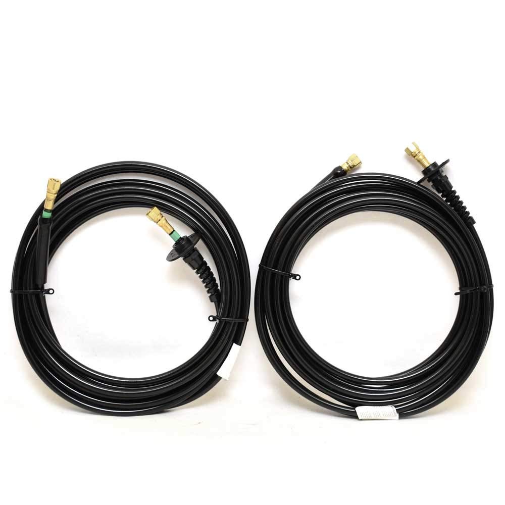 Uflex KITOBBHBR-30 Hydraulic Hose Kit with Fittings, 30', Includes Pre-Crimped Brass/Bulkhead Fittings, Bend Restrictors