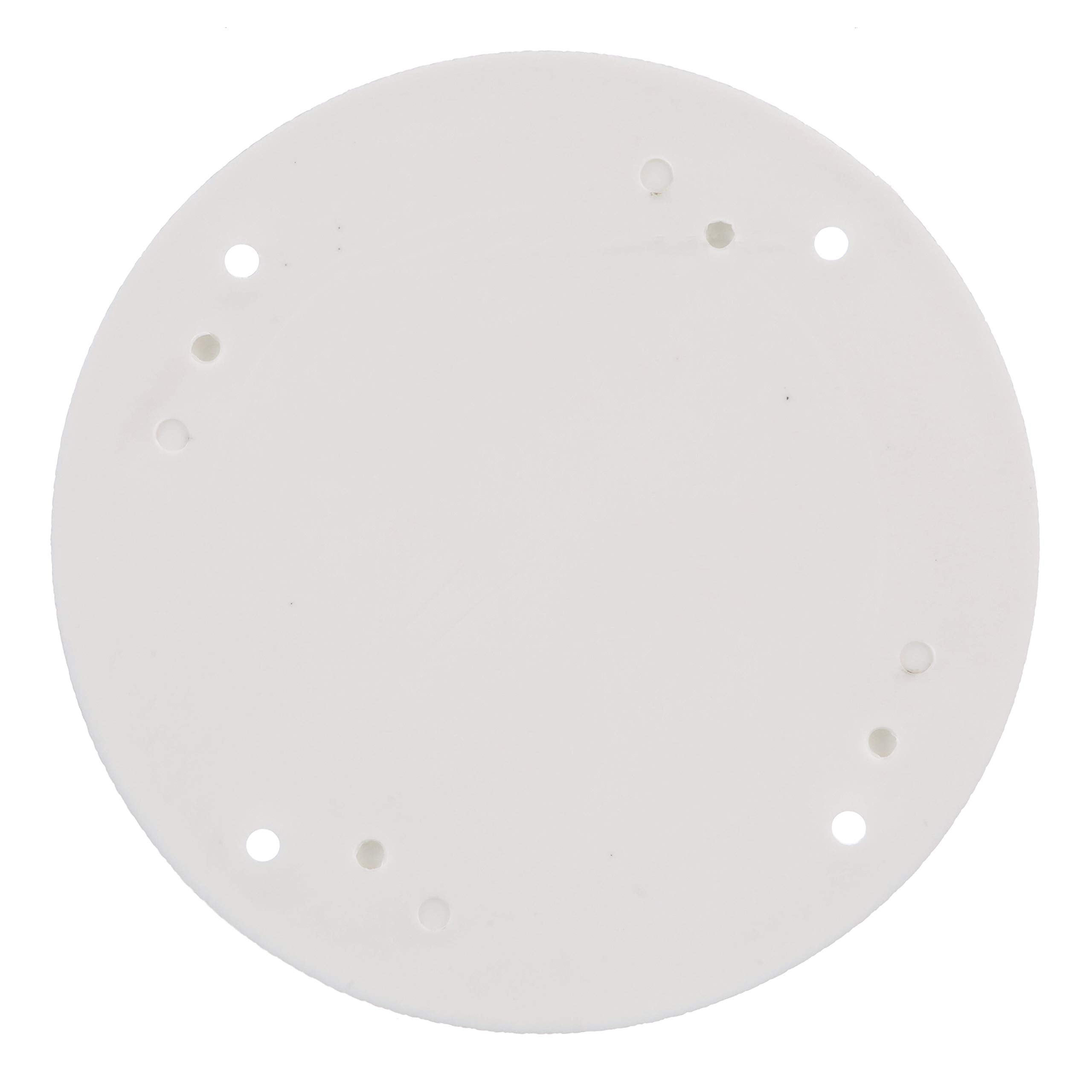 Seachoice 50-39601 Polypropylene Cover Plate Arctic White OD: 5-5/8"