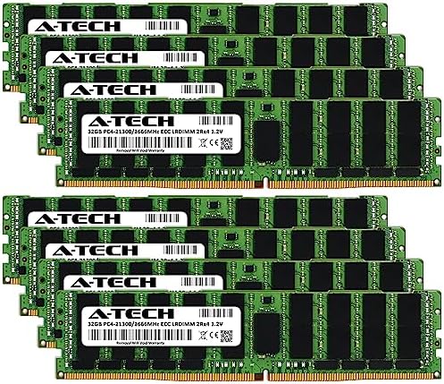 A-Tech 64GB Kit (2x32GB) DDR4 2400MHz PC4-19200 ECC LRDIMM 4Rx4 Quad Rank 1.2V Load Reduced DIMM 288-Pin Server RAM Memory Upgrade Modules (A-Tech Enterprise Series)|B0BPN3X471