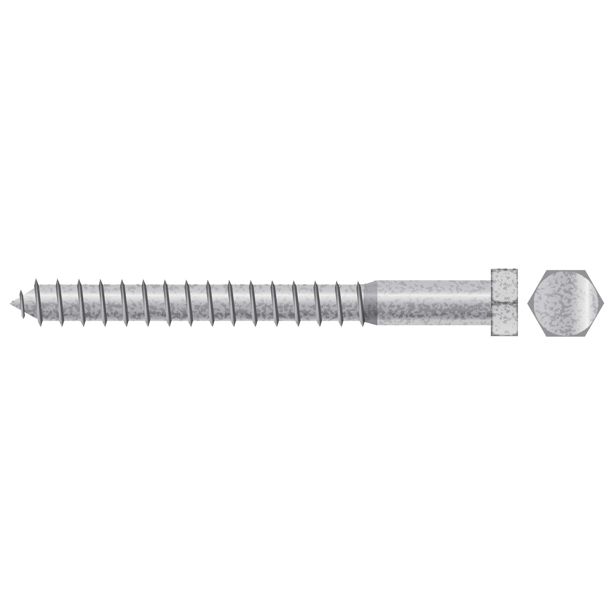 Seachoice SC2648 Lag Screw, 5/16 x 3"