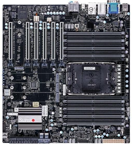 Supermicro MBD-X13SAZ-F-B Intel R680E Single Socket V0 Micro-ATX Motherboard|B0CTQJSRY7