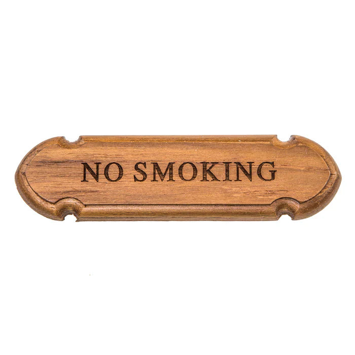 Whitecap 62672 No Smoking Name Plate