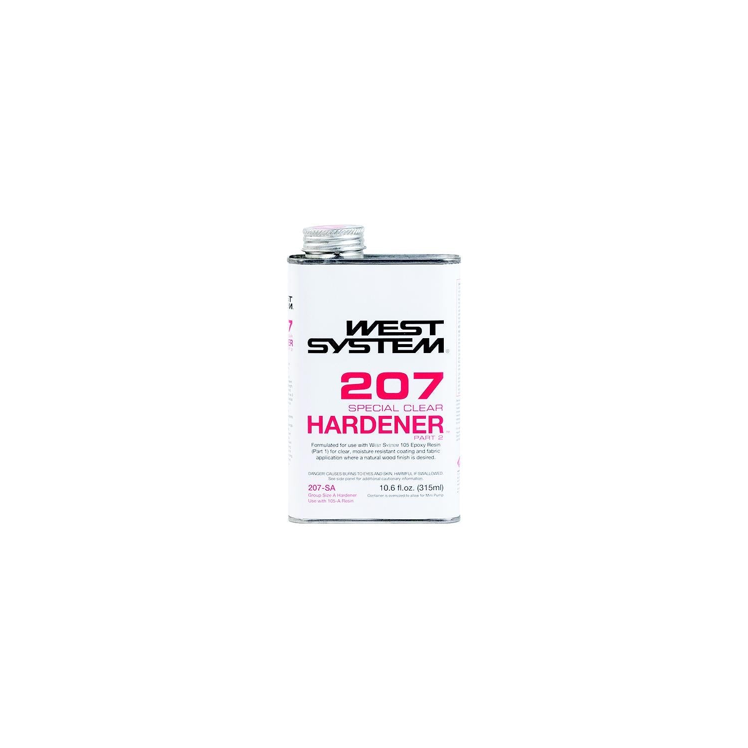 West System 207SC Special Clear Hardener, 1.45 Gallon