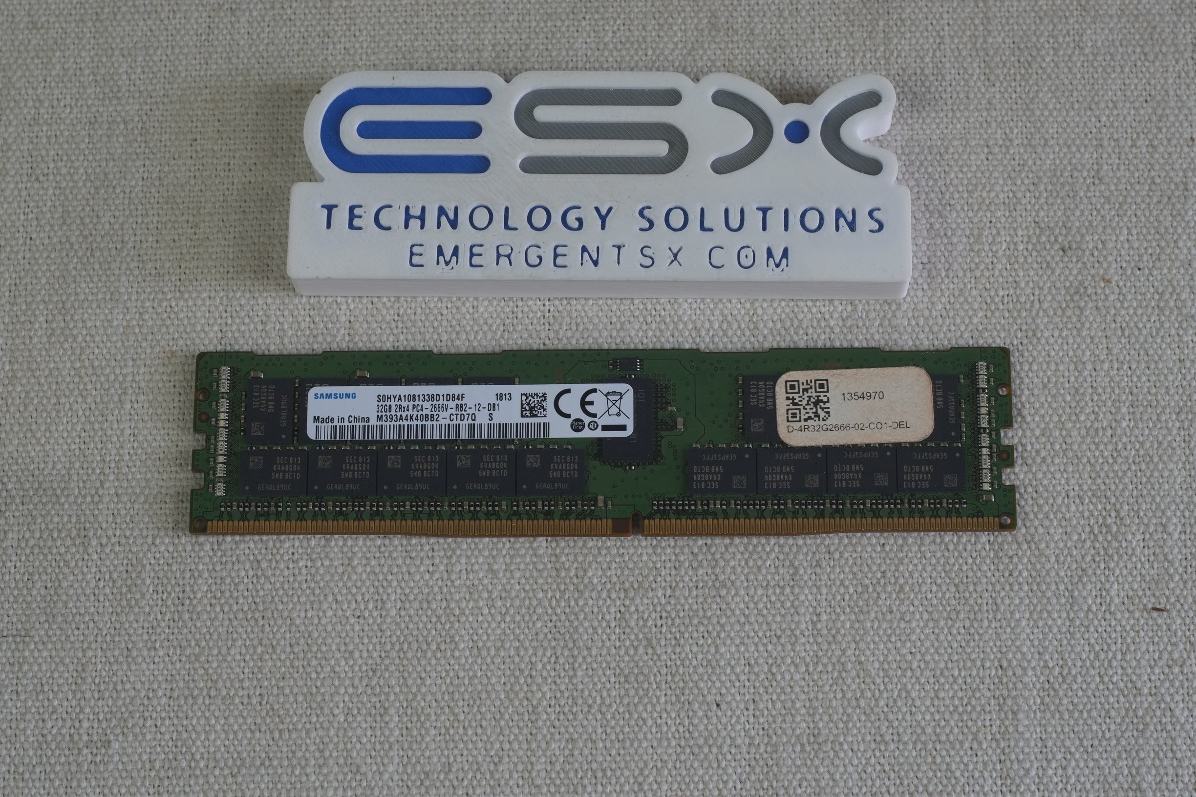 Samsung M393A4K40BB2-CTD7Q 32GB 2Rx4 PC4-2666V DDR4 Server Memory DIMM