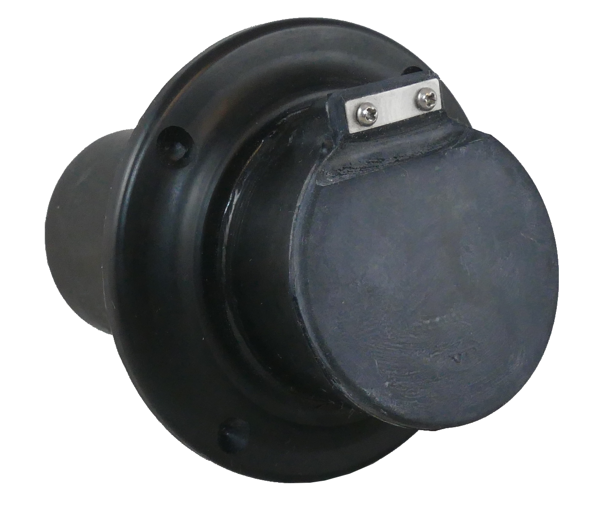 Centek Veratron 1200325 4" Exhaust Thru-Hull, Black w/Flapper