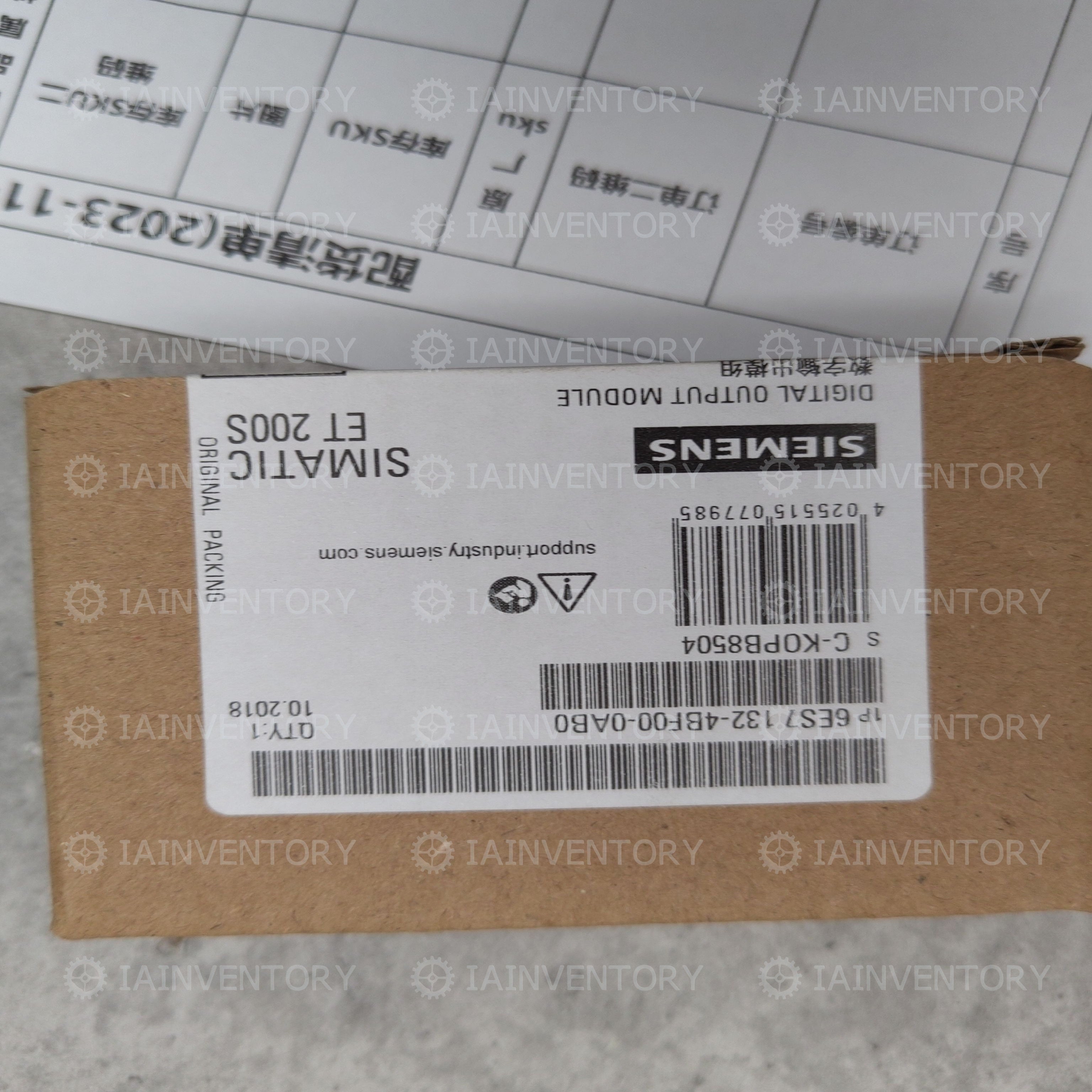 Siemens 6ES7 132-4BF00-0AB0 6ES7132-4BF00-0AB0