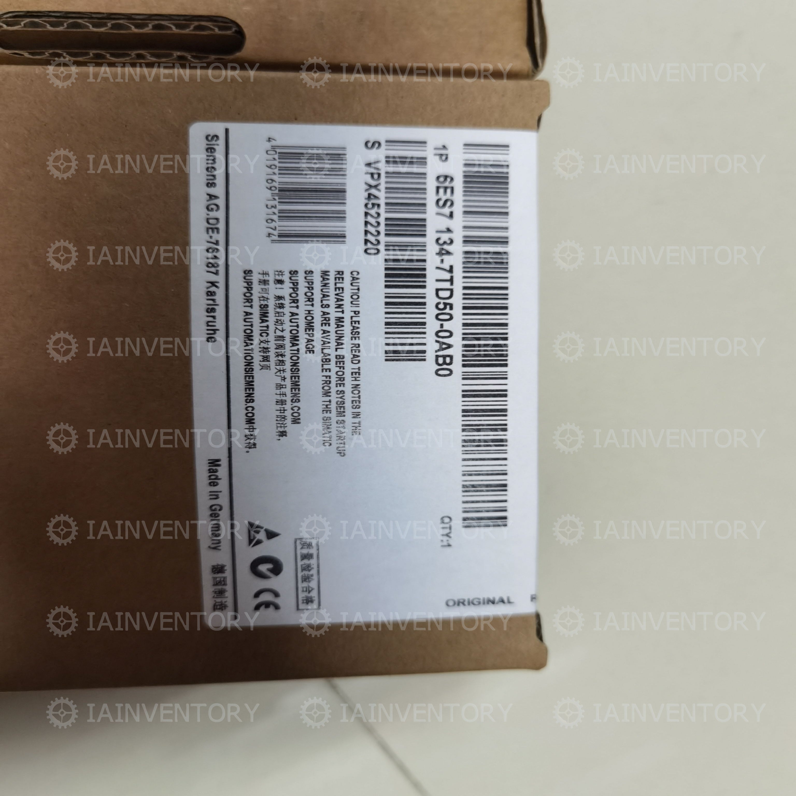 ONE Siemens 6ES7134-7TD50-0AB0