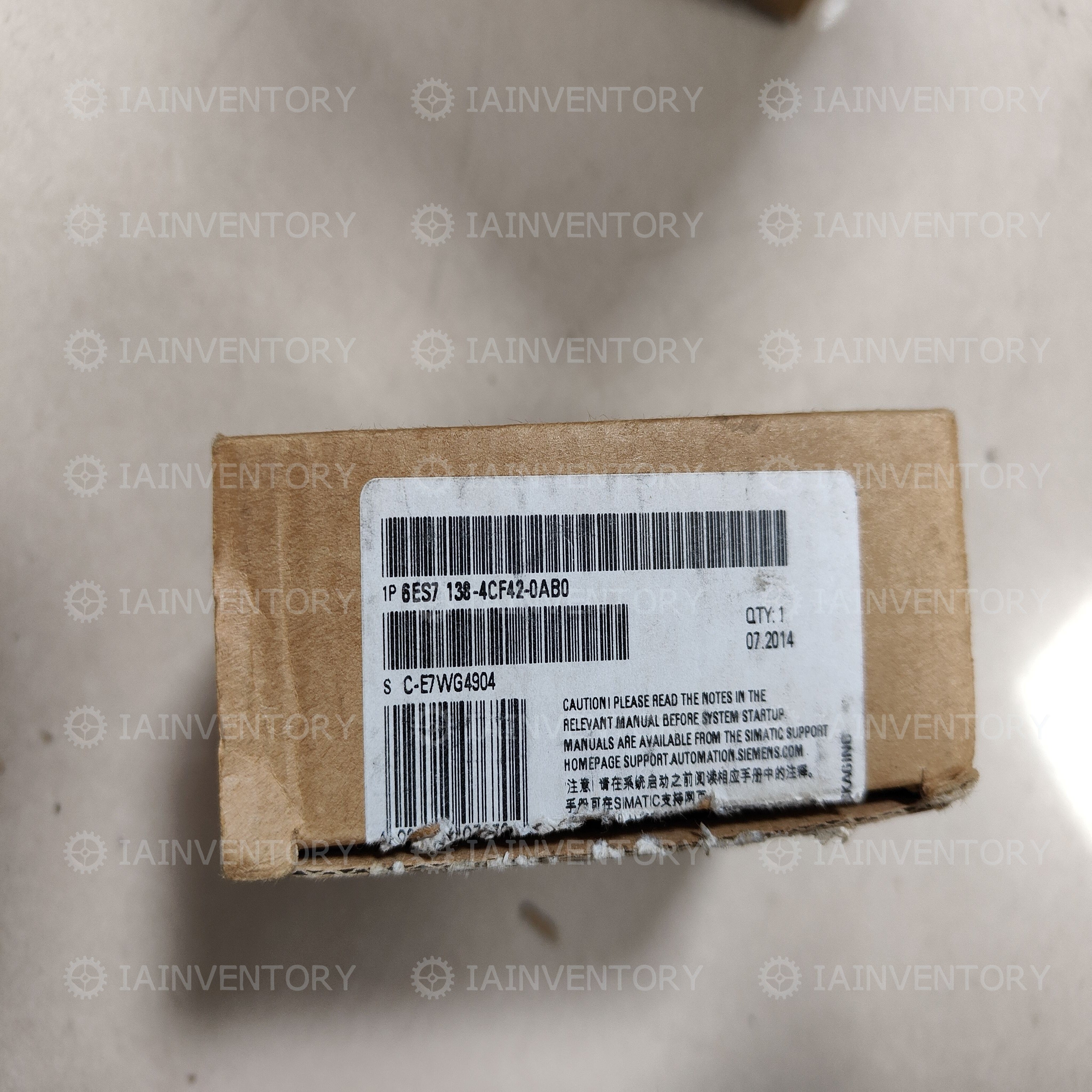 Siemens 6ES7138-4CF42-0AB0 6ES7 138-4CF42-0AB0 SIMATIC DP Power Module