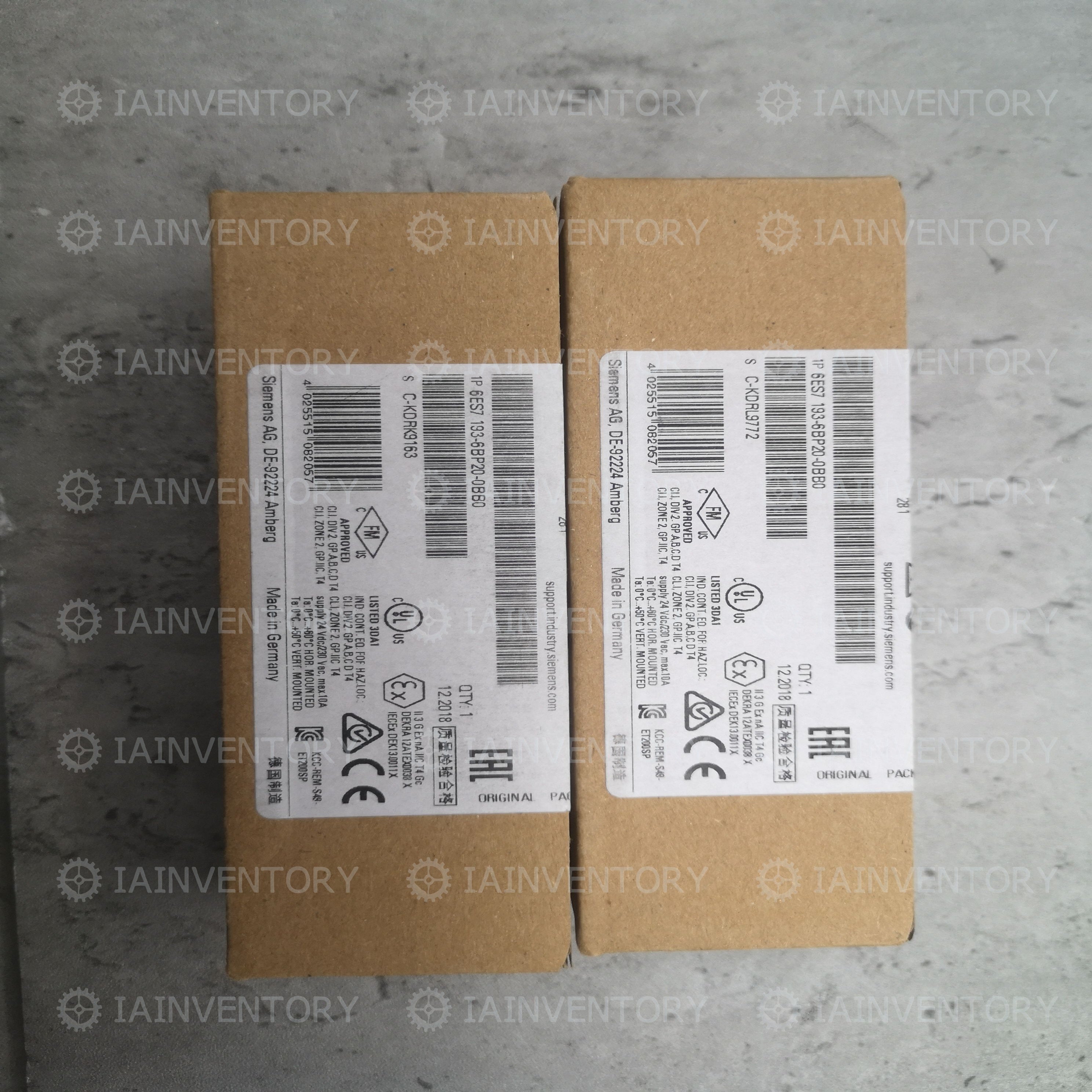 Siemens 6ES7193-6BP20-0BB0 Simatic 6ES7 193-6BP20-0BB0