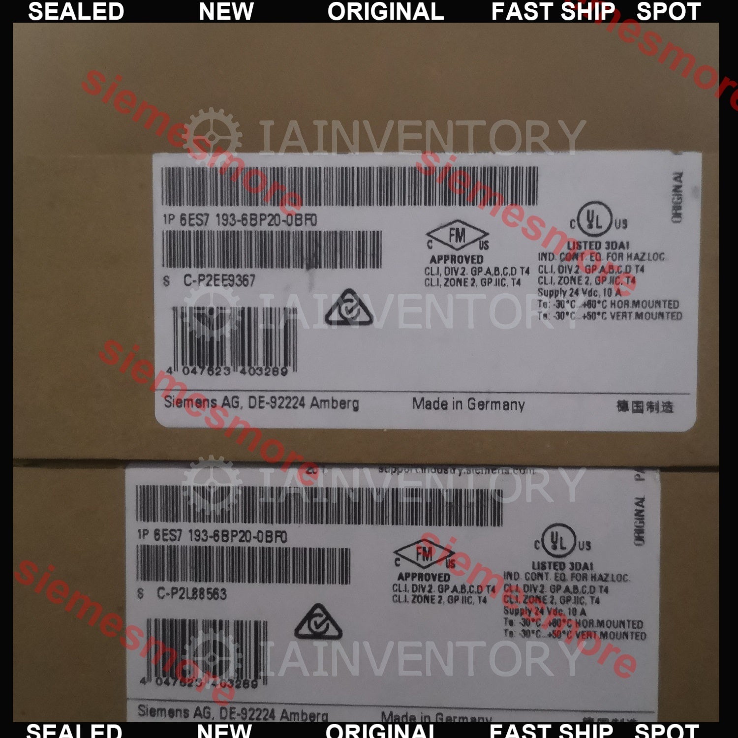 Siemens 6ES7193-6BP20-0BF0 Simatic 6ES7 193-6BP20-0BF0