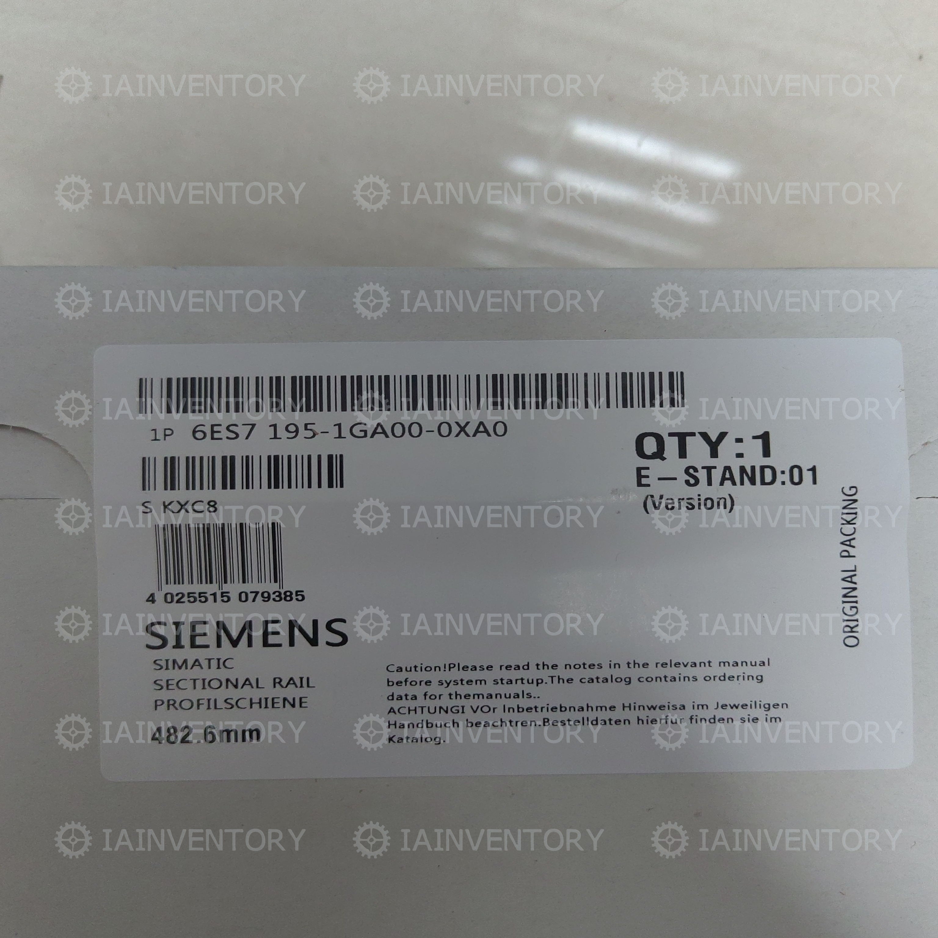 SIEMENS 6ES7195-1GA00-0XA0