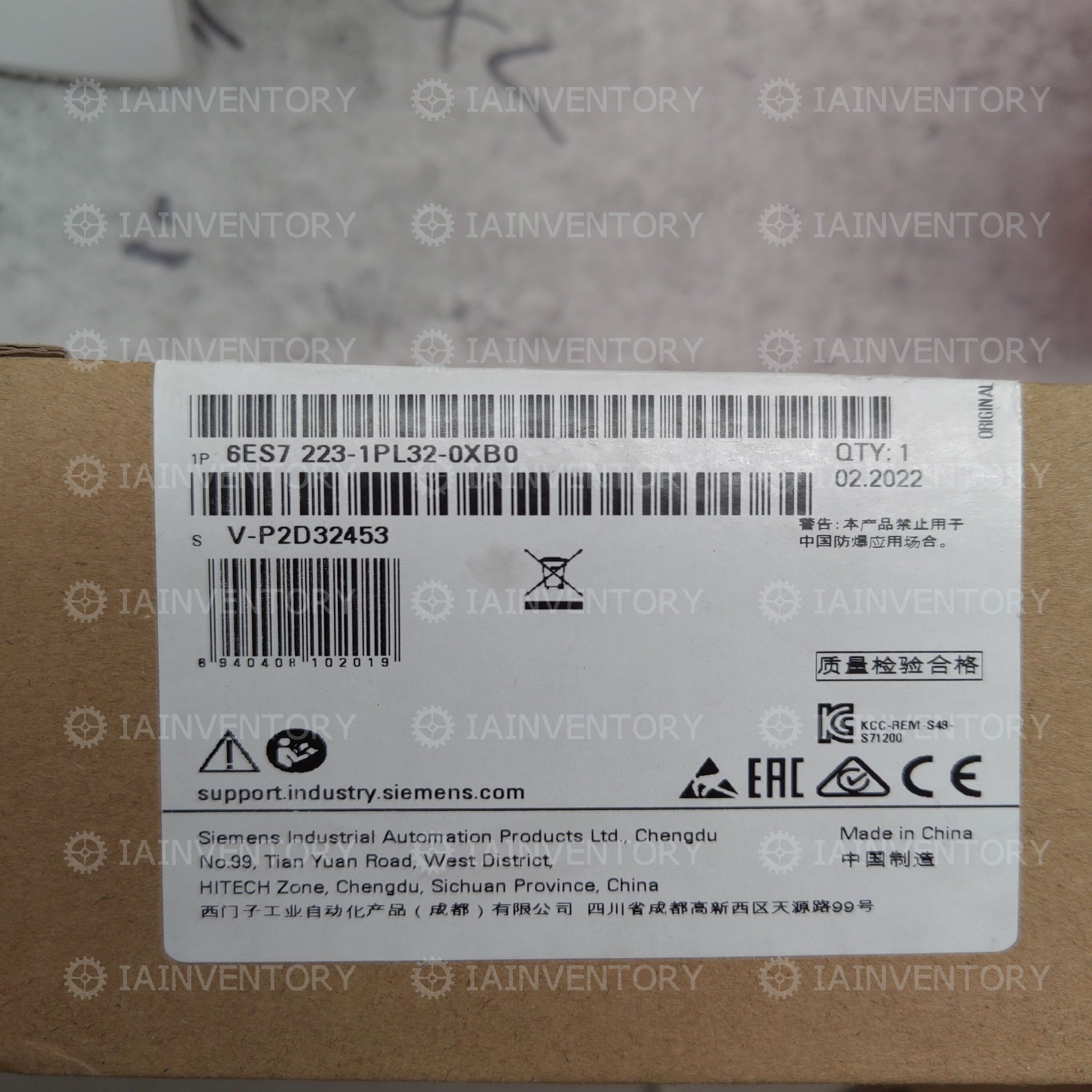 Siemens 6ES7223-1PL32-0XB0