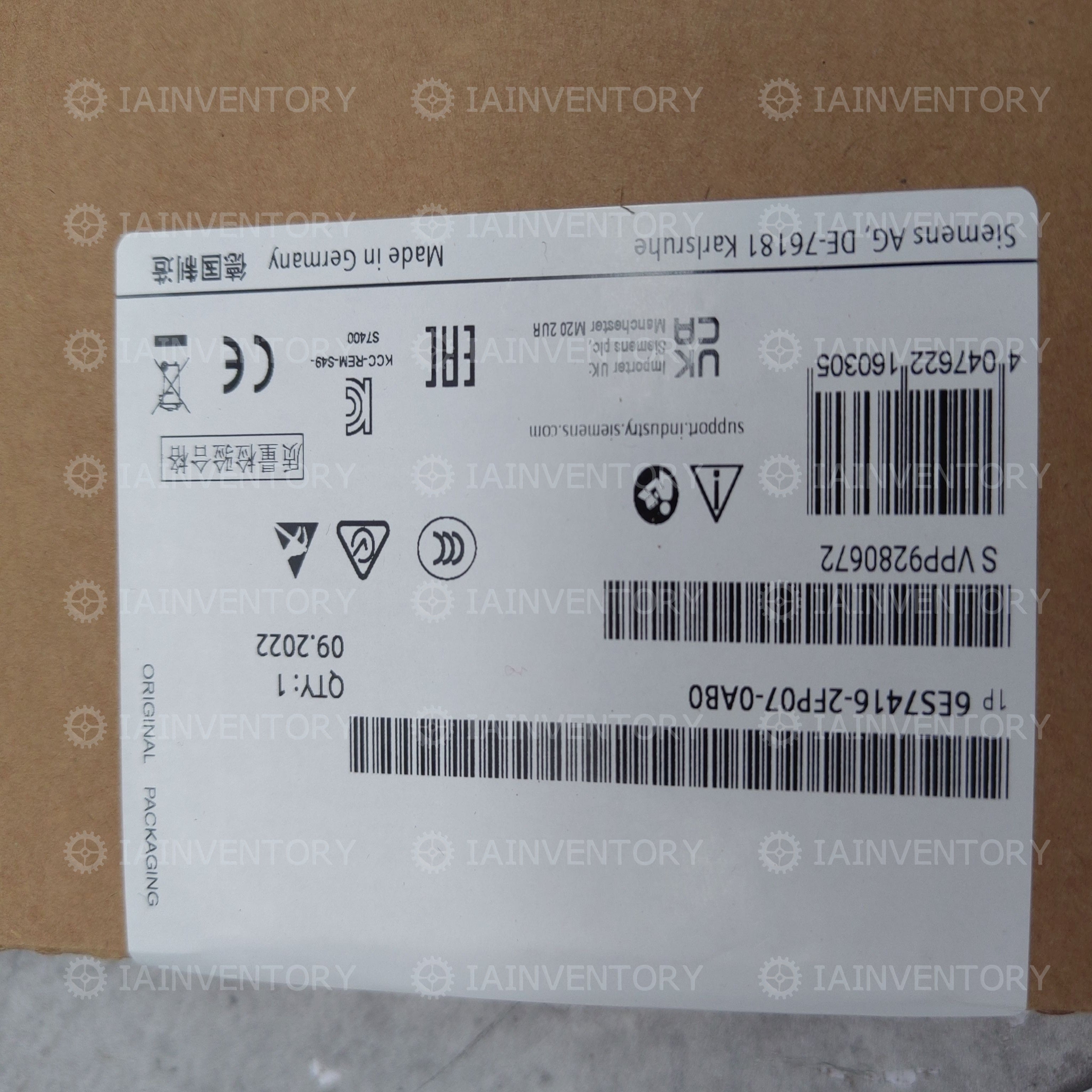Siemens 6ES7416-2FP07-0AB0