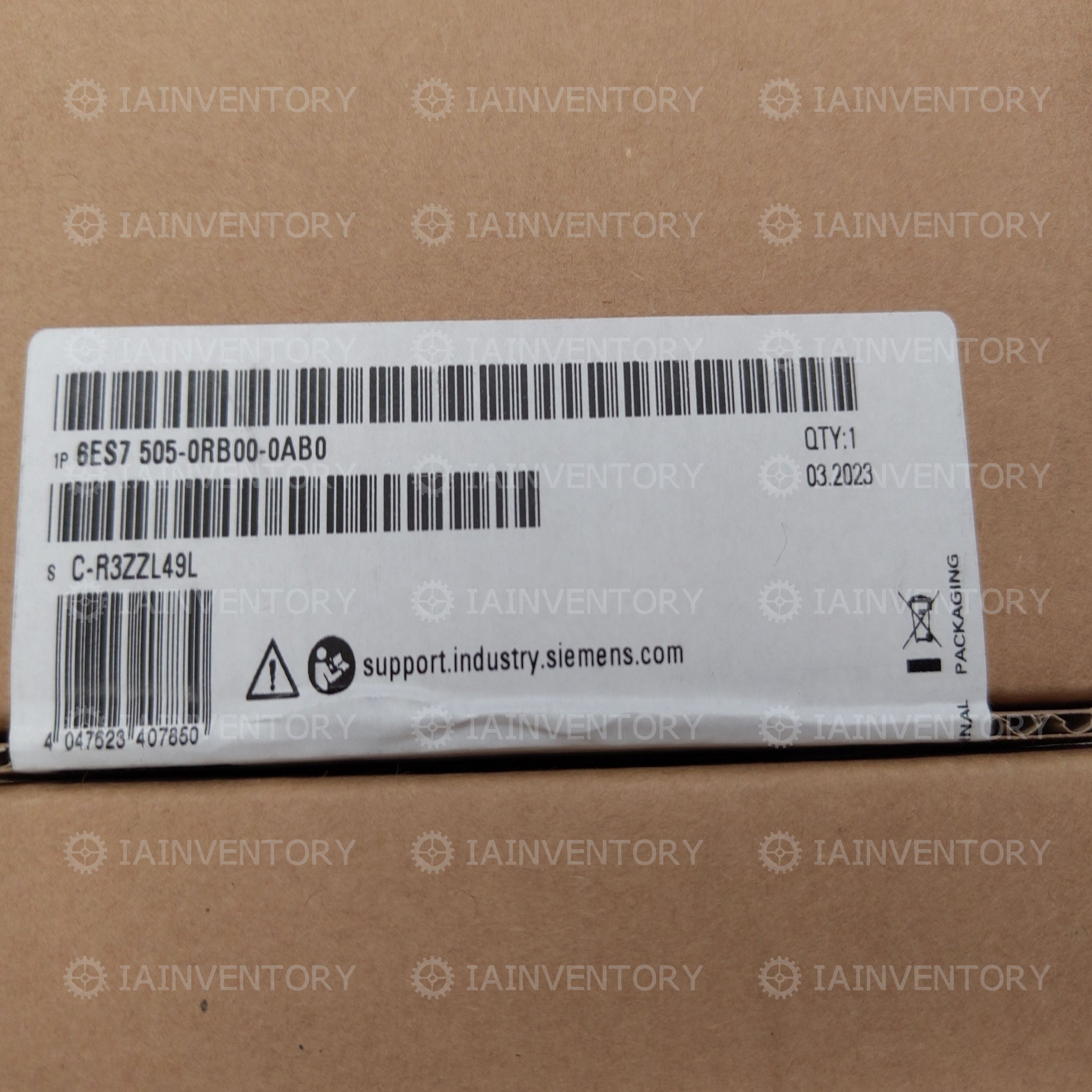 Siemens 6ES7505-0RB00-0AB0 SIMATIC S7-1500 System Power Supply