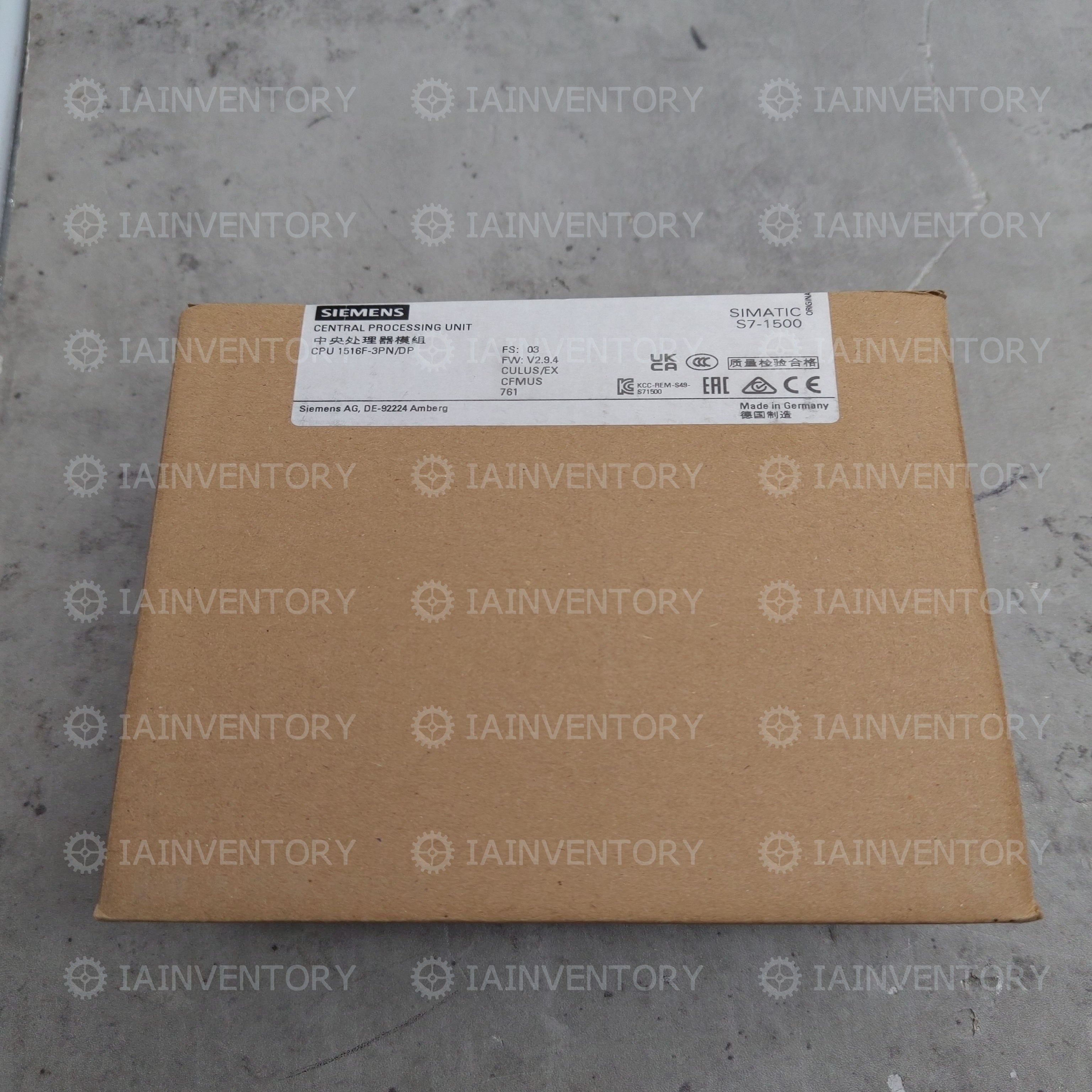 Siemens 6ES7516-3FN02-0AB0 6ES7 516-3FN02-0AB0 Simatic S7-1500 CPU