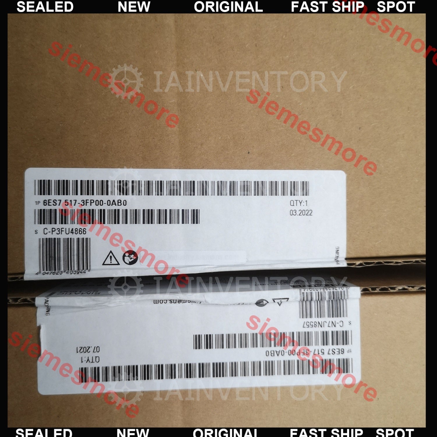 Siemens 6ES7517-3FP00-0AB0 CPU 1517F-3 PN/DP 6ES7 517-3FP00-0AB0
