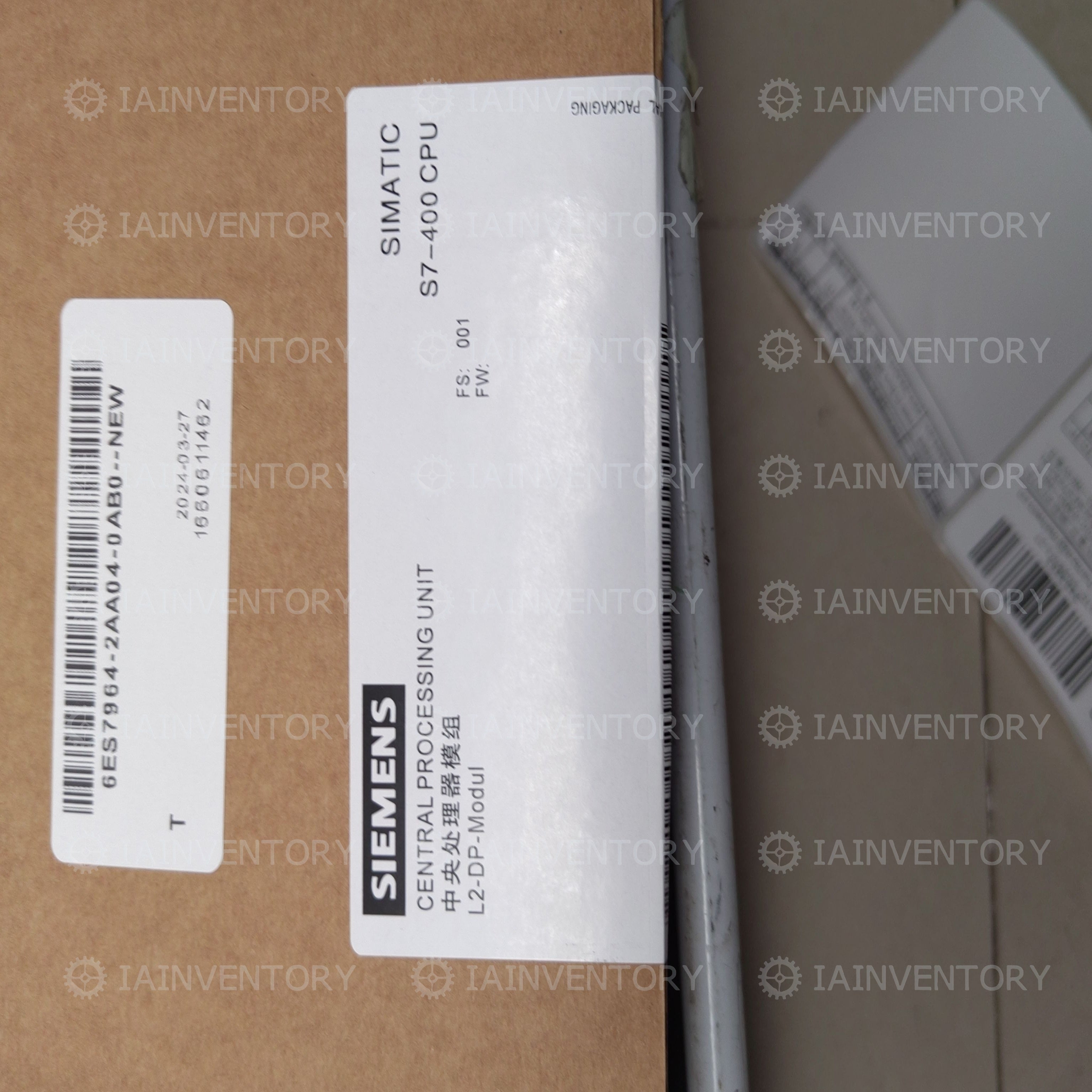 SIEMENS 6ES7964-2AA04-0AB0 CPU MODULE E-STAND 02 SEALED