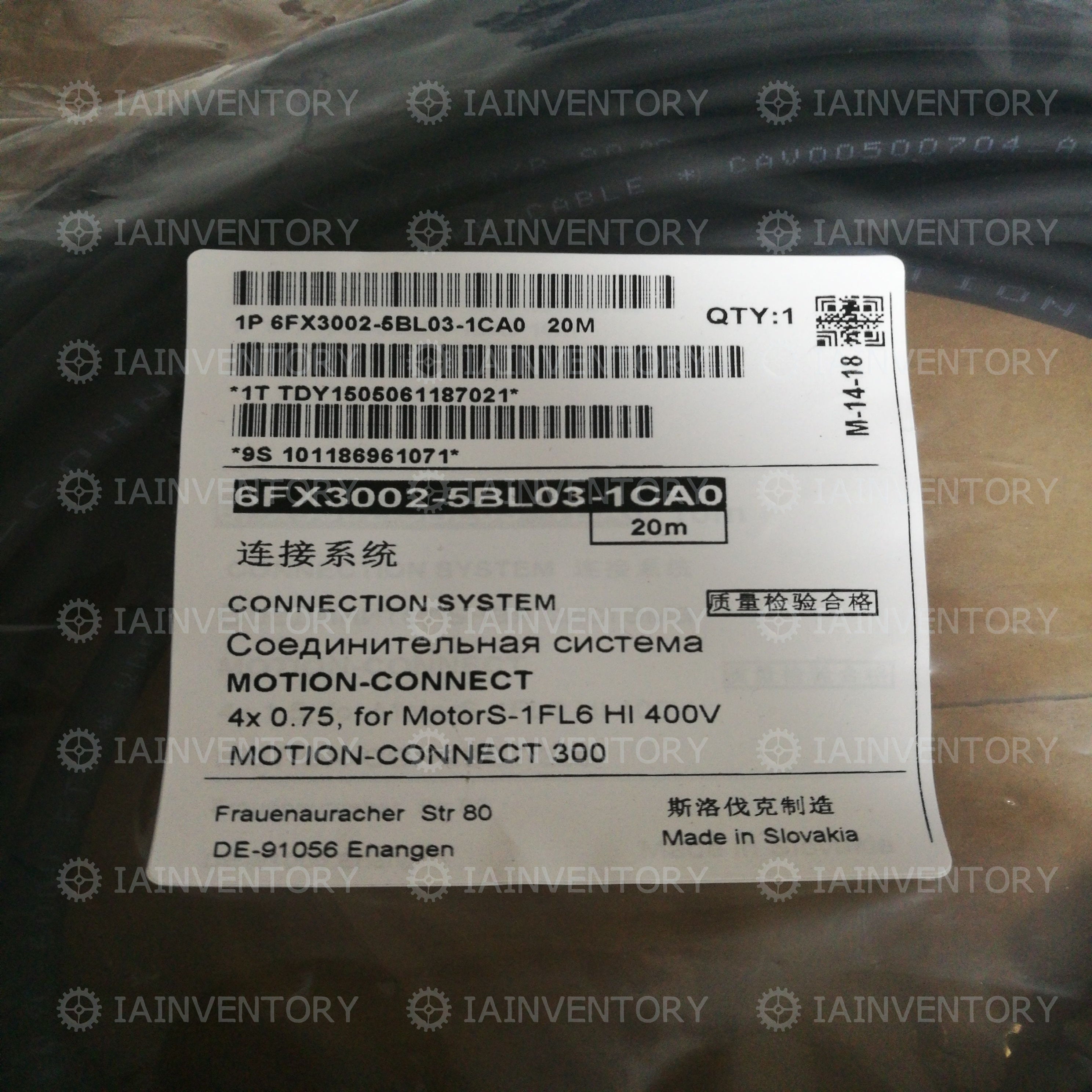for Siemens 6FX3002-5BL03-1AD0 PLC Module 6FX3 002-5BL03-1AD0