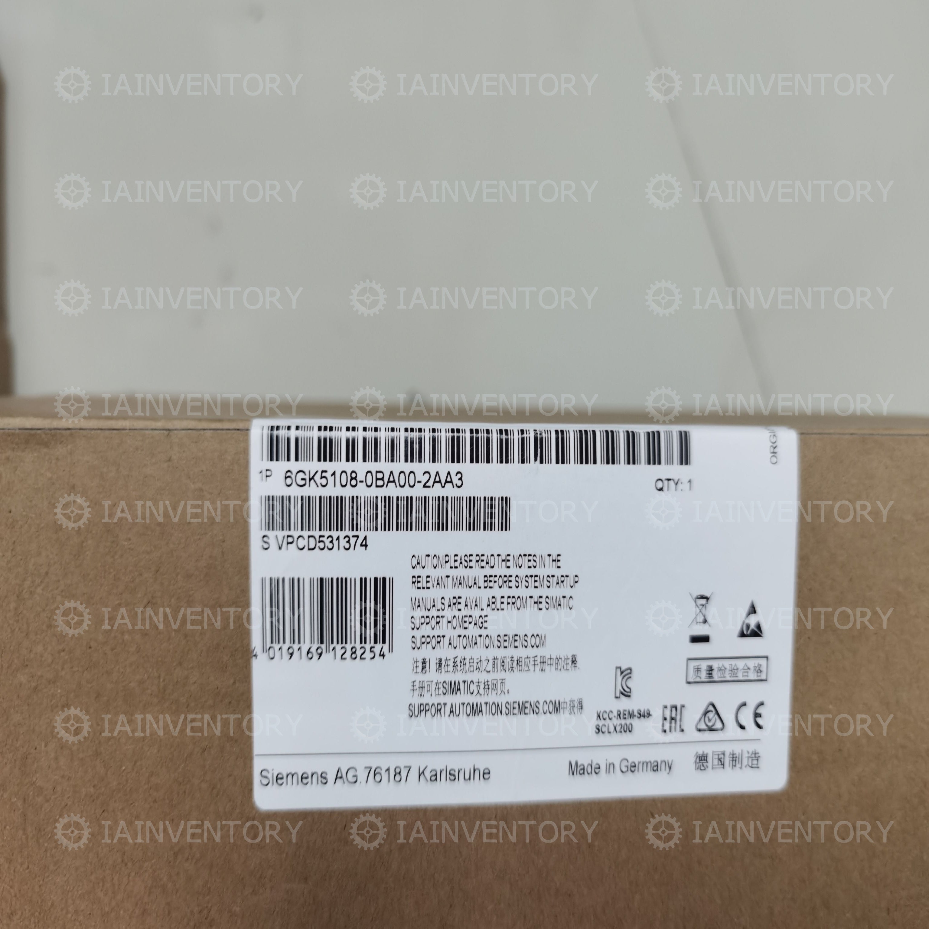 SIEMENS 6GK5 108-0BA00-2AA3 6GK5108-0BA00-2AA3 Electrical Switch Module