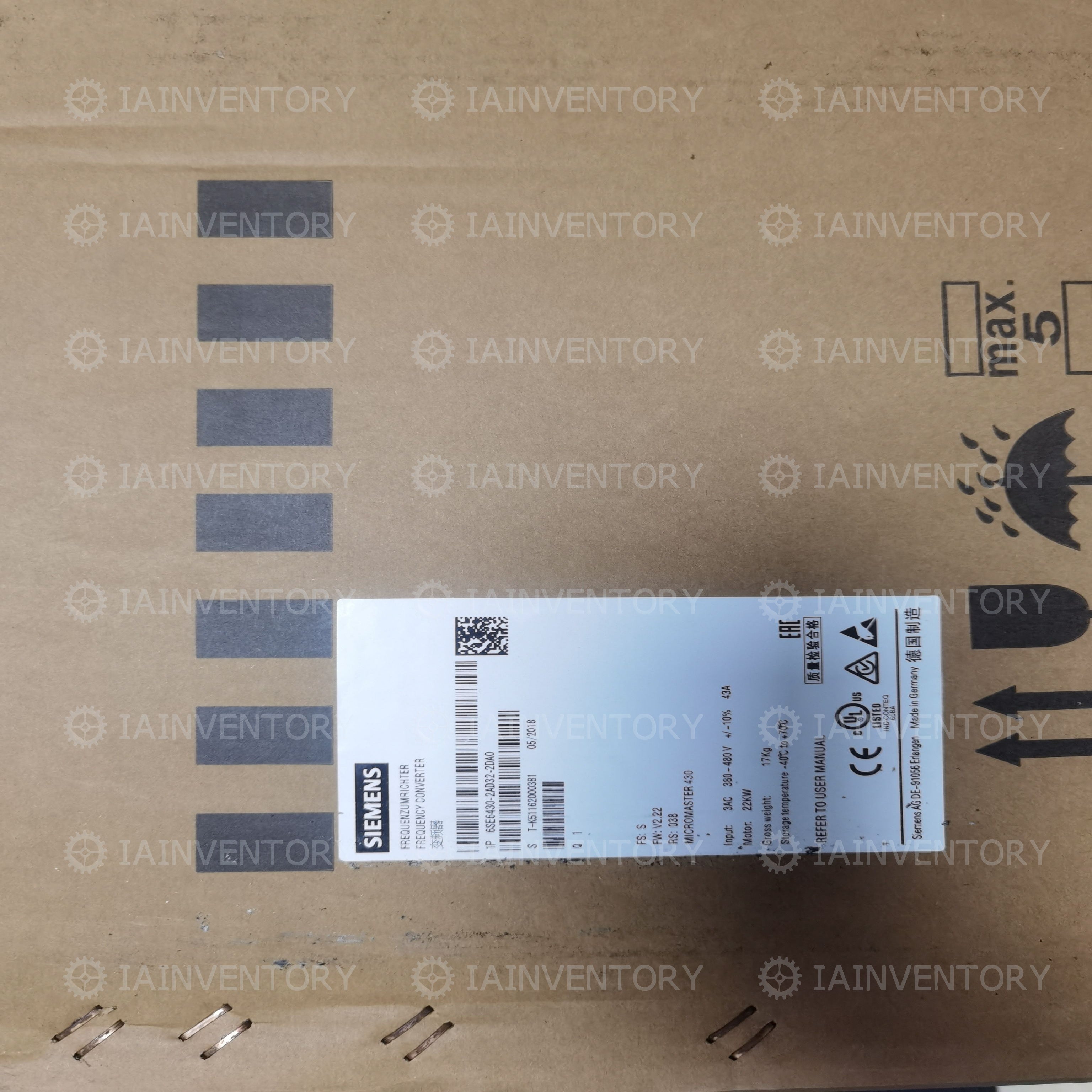 SIEMENS 6SE6430-2AD32-2DA0