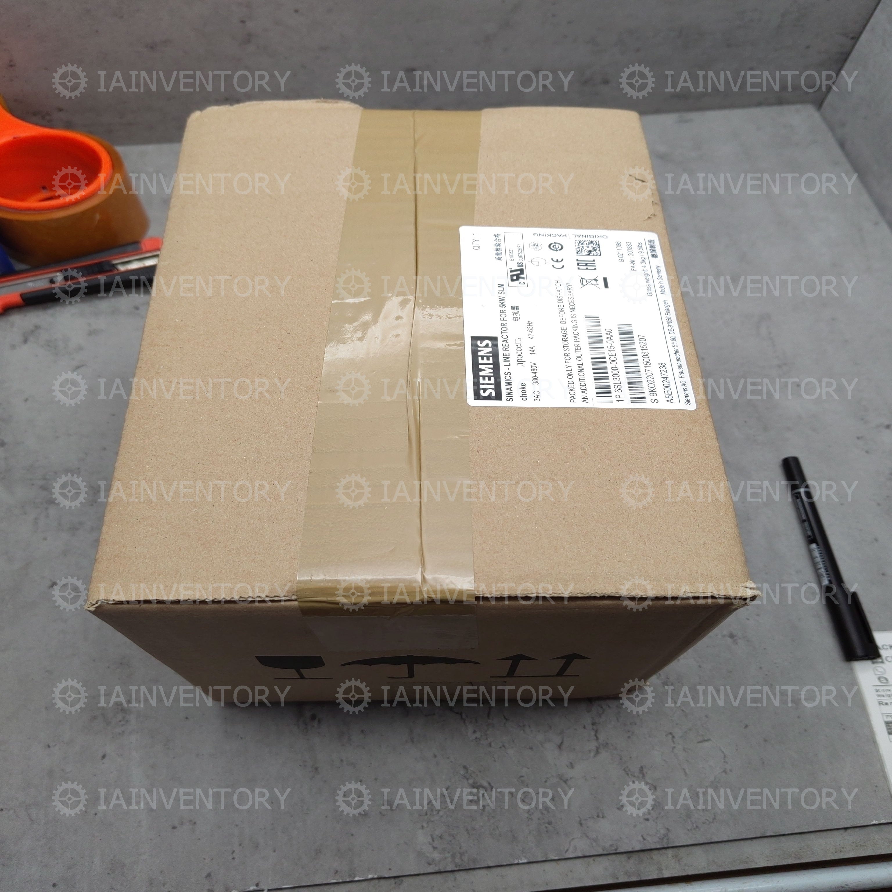 Siemens 6SL3000-0CE15-0AA0 DROSSEL-LINE reactor 6SL3 000-0CE15-0AA0