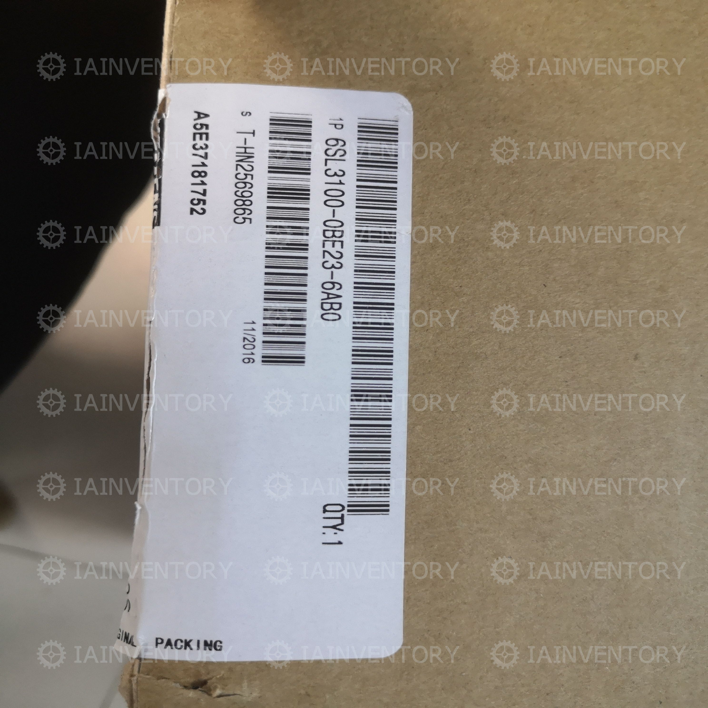 SIEMENS 6SL3100-0BE23-6AB0