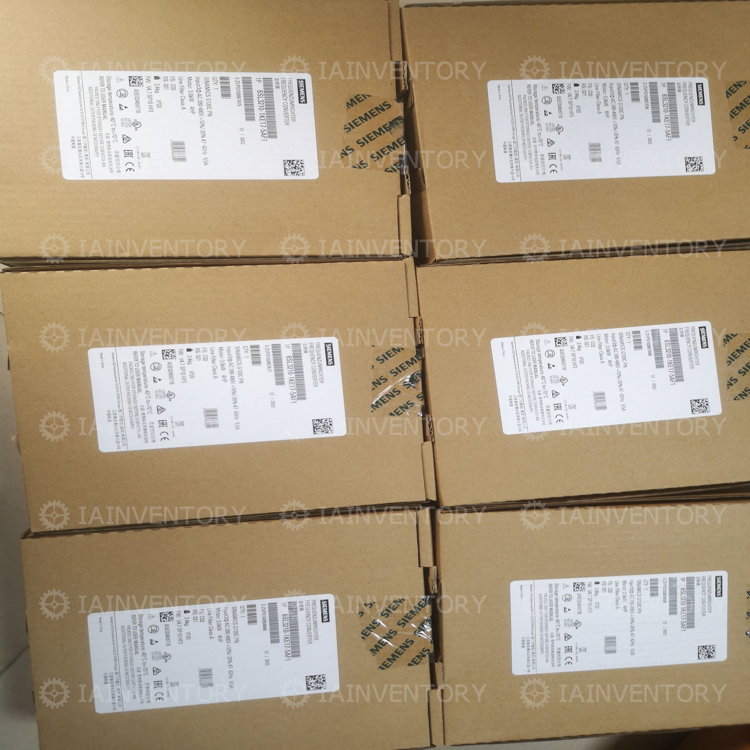 Siemens inverter 6SL3210-1KE17-5AF1 6SL3 210-1KE17-5AF1