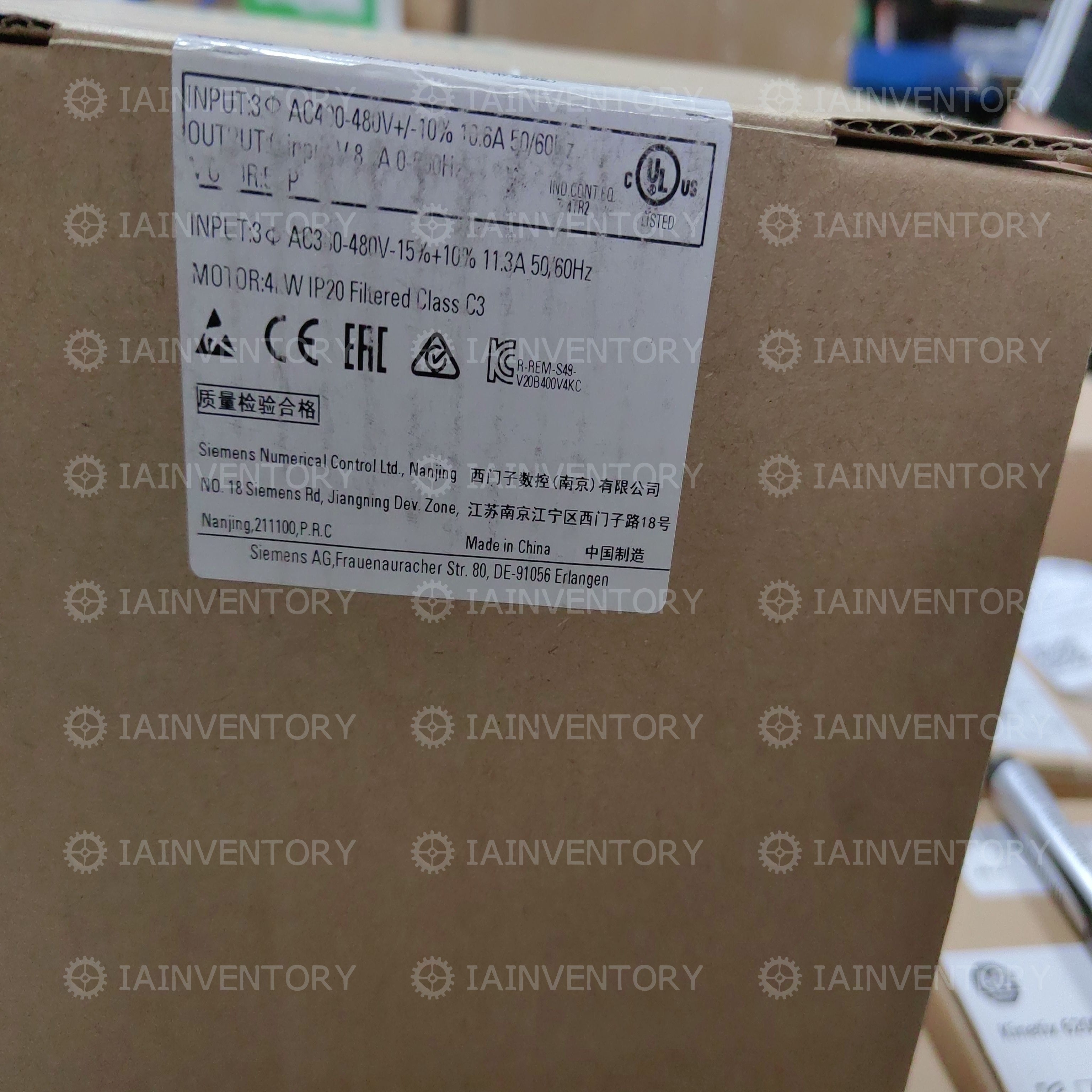 SIEMENS 6SL3210-5BE24-0CV0