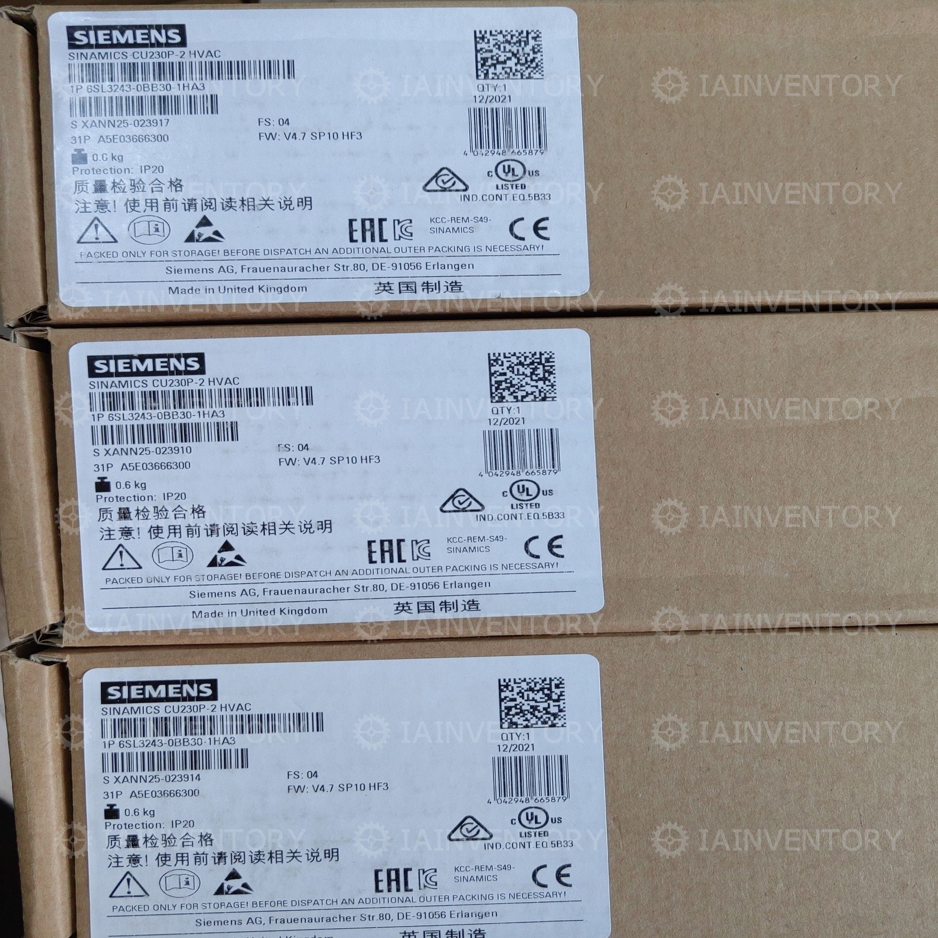 Siemens 6SL3243-0BB30-1HA3