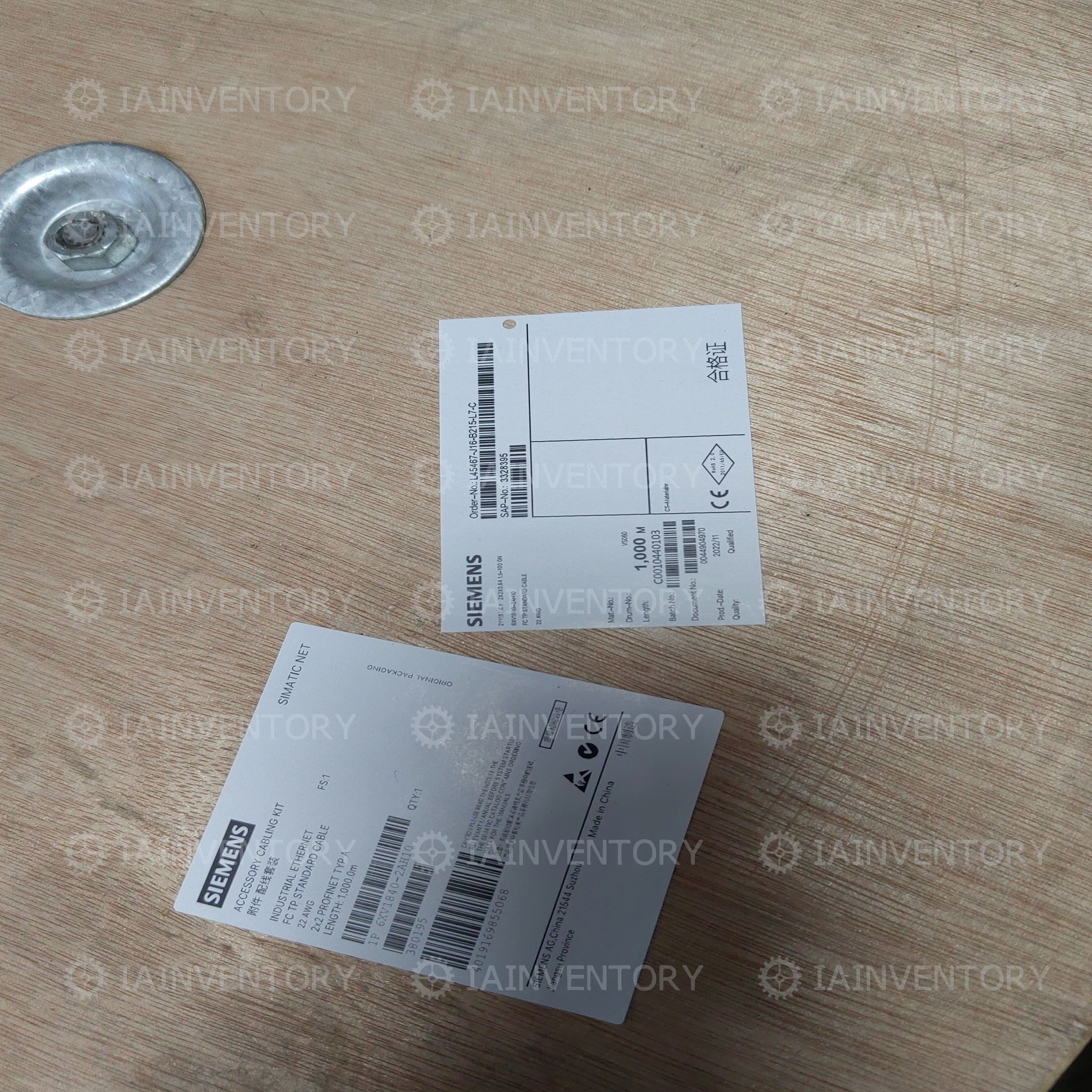 1000M Siemens PROFIBUS Cable 6XV1 840-2AH10 6XV1840-2AH10