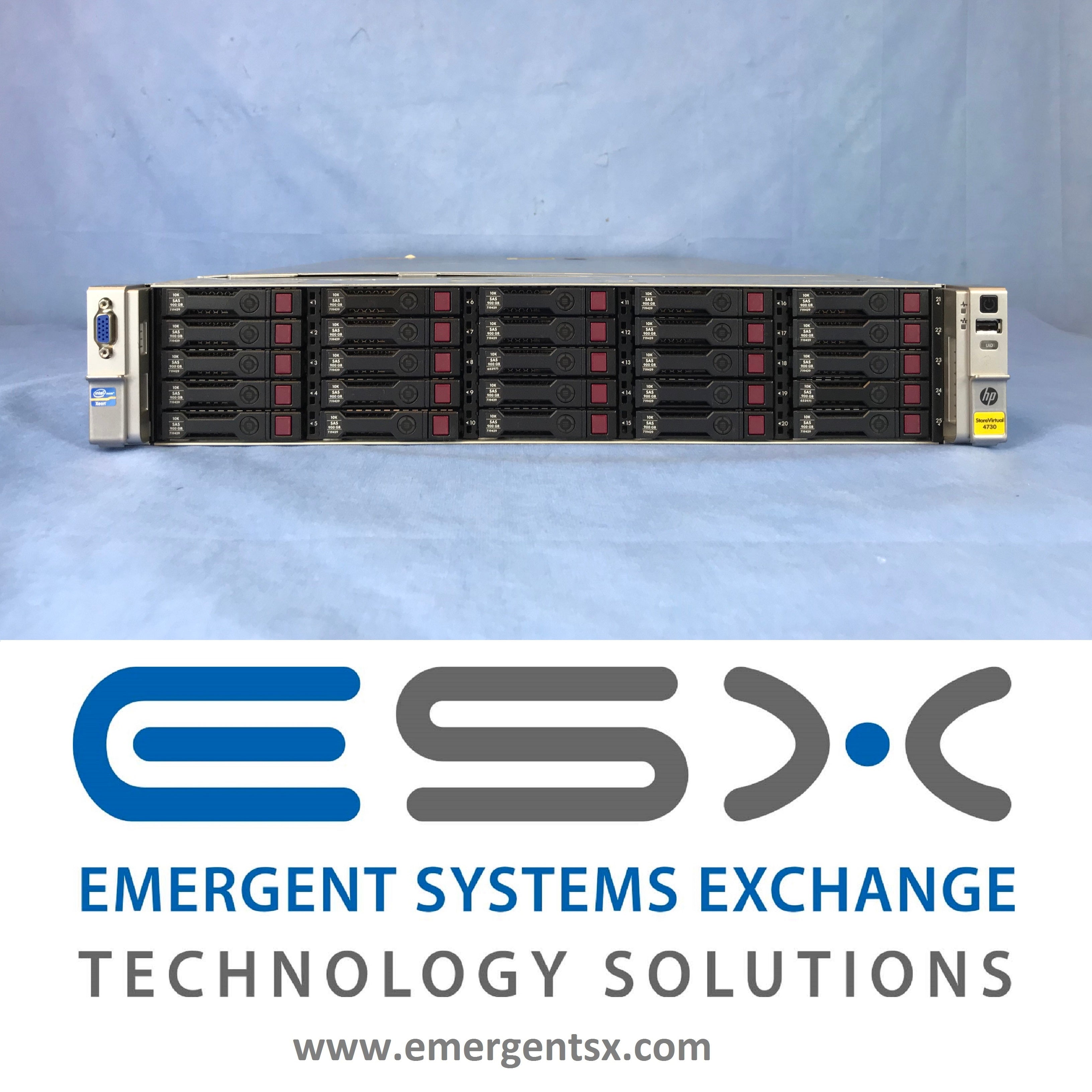 HP DL380p G8 2U Server 2x 6 Core E5-2620 2 GHz 64GB RAM 25x 900GB 10k SAS