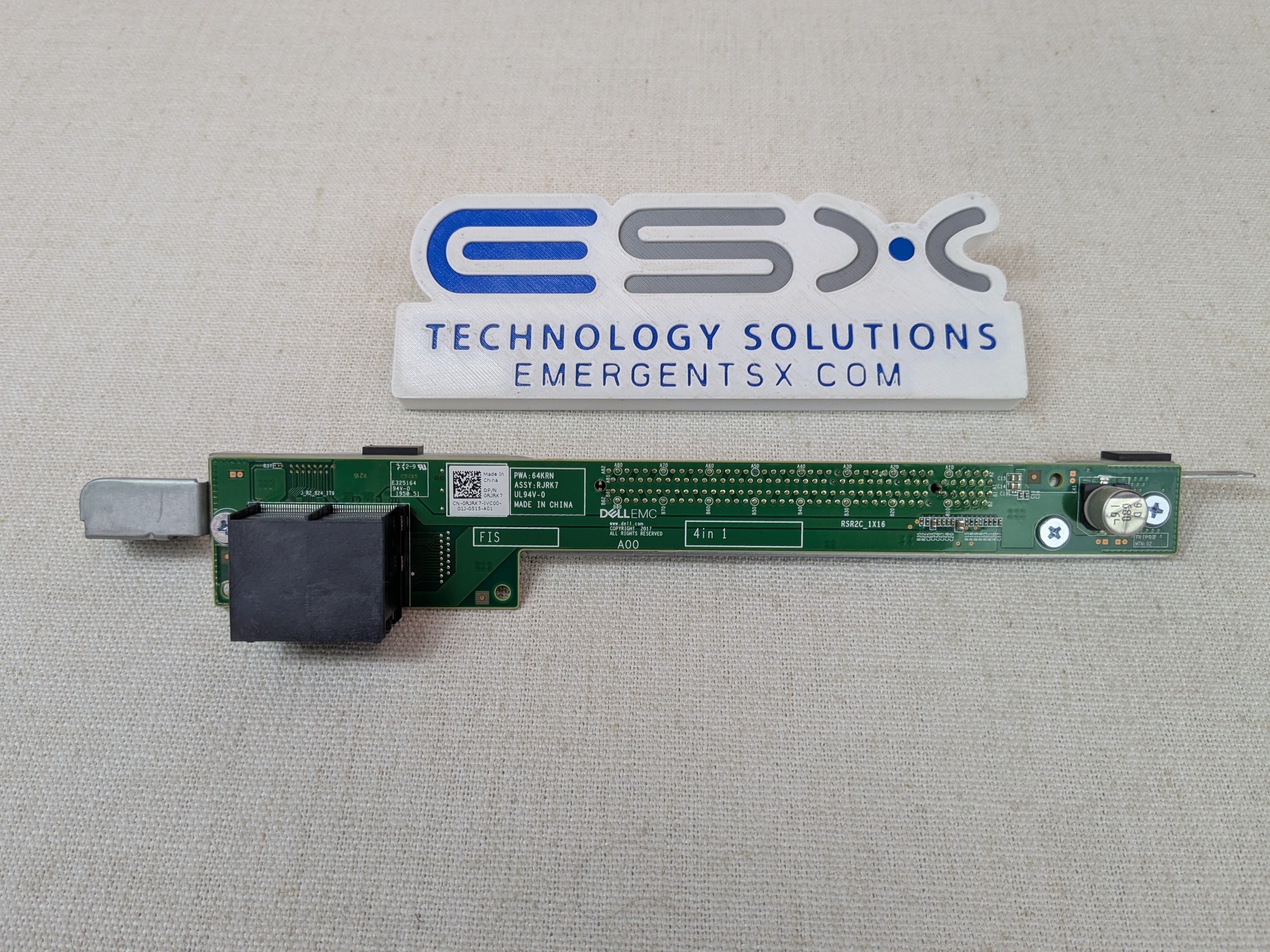 Dell RJRK7 Riser Slot 2C 1x 16 PCIe Card for PowerEdge R740 R740XD